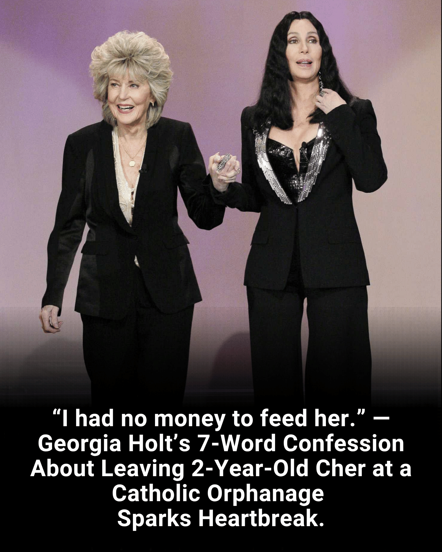 “I had no money to feed her.” — Georgia Holt’s 7-Word Confession About Leaving 2-Year-Old Cher at a Catholic Orphanage Sparks Heartbreak.