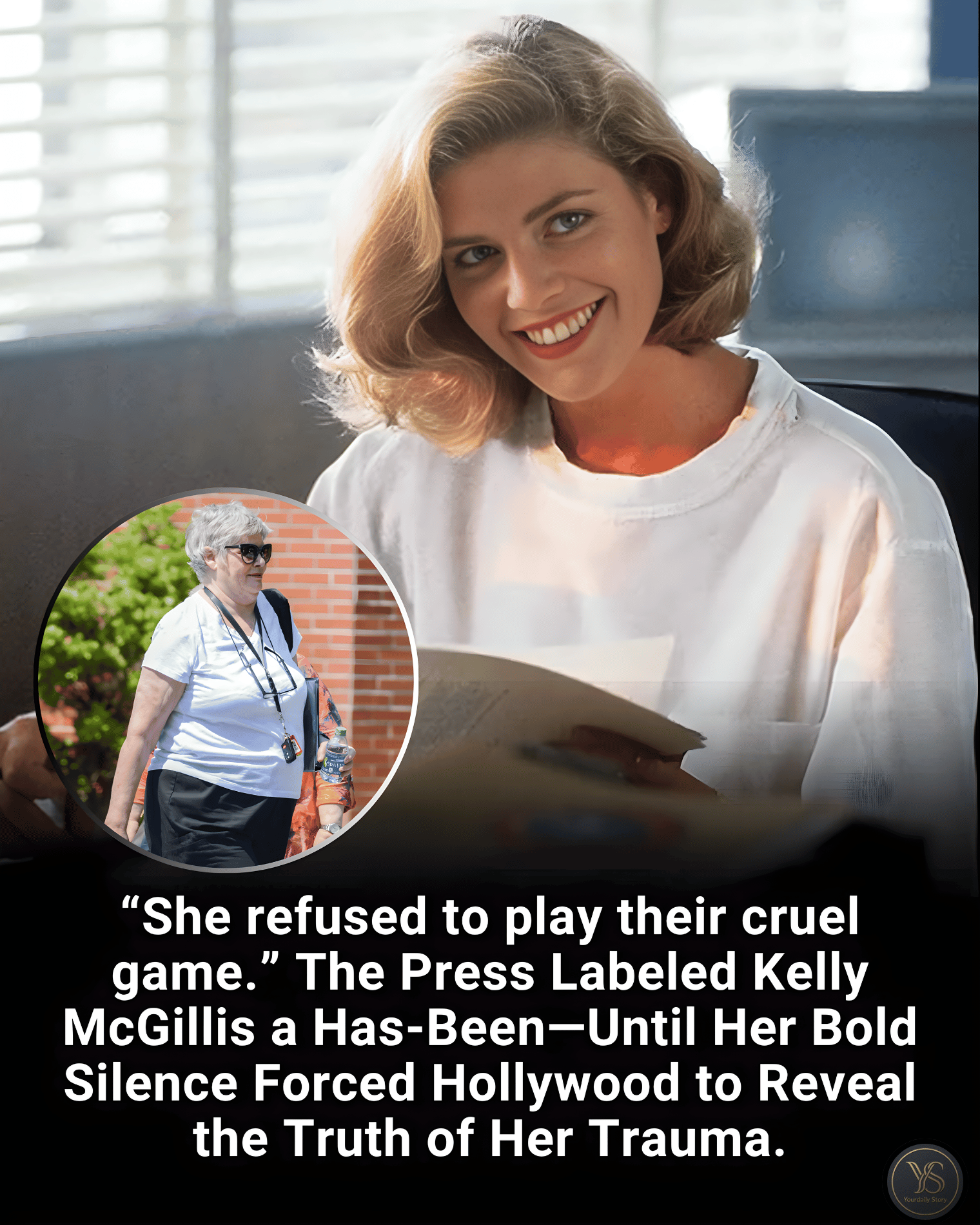 “She refused to play their cruel game.” The Press Labeled Kelly McGillis a Has-Been—Until Her Bold Silence Forced Hollywood to Reveal the Truth of Her Trauma.