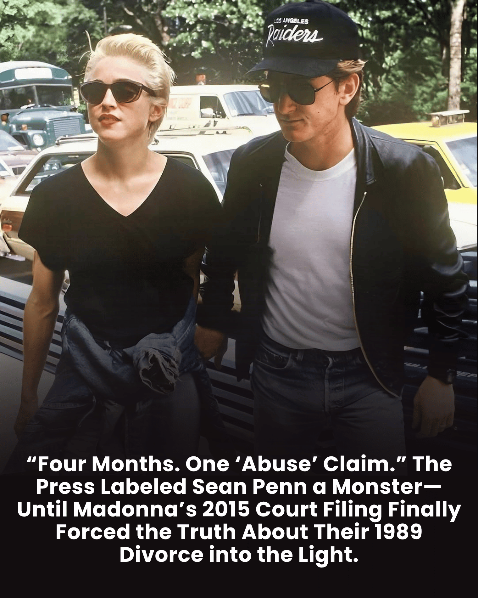 “Four Months. One ‘Abuse’ Claim.” The Press Labeled Sean Penn a Monster—Until Madonna’s 2015 Court Filing Finally Forced the Truth About Their 1989 Divorce into the Light.