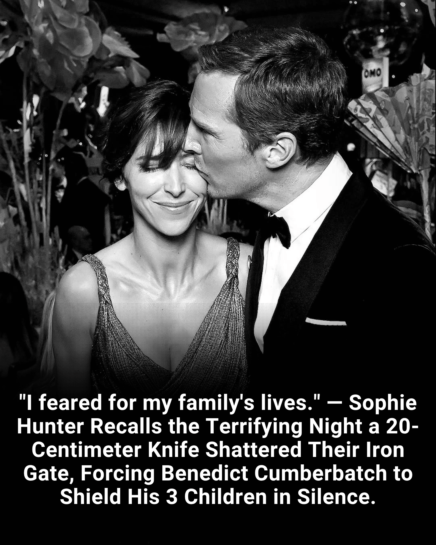 “I feared for my family’s lives.” — Sophie Hunter Recalls the Terrifying Night a 20-Centimeter Knife Shattered Their Iron Gate, Forcing Benedict Cumberbatch to Shield His 3 Children in Silence.