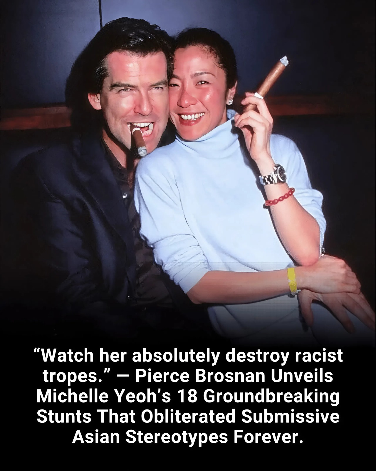 “Watch her absolutely destroy racist tropes.” — Pierce Brosnan Unveils Michelle Yeoh’s 18 Groundbreaking Stunts That Obliterated Submissive Asian Stereotypes Forever.