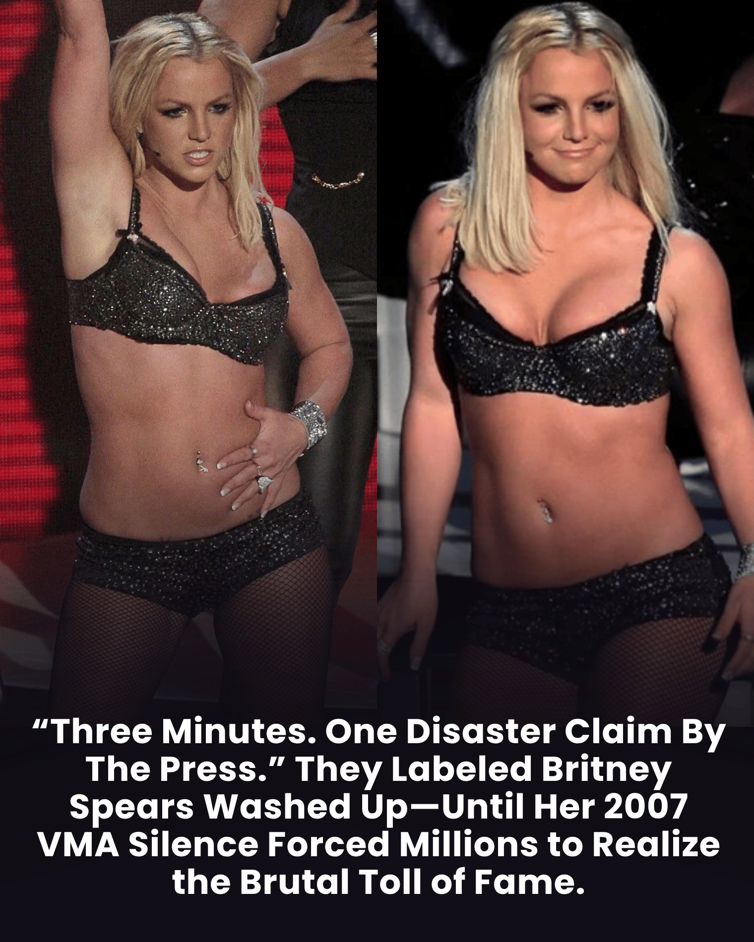 “Three Minutes. One Disaster Claim By The Press.” They Labeled Britney Spears Washed Up—Until Her 2007 VMA Silence Forced Millions to Realize the Brutal Toll of Fame.