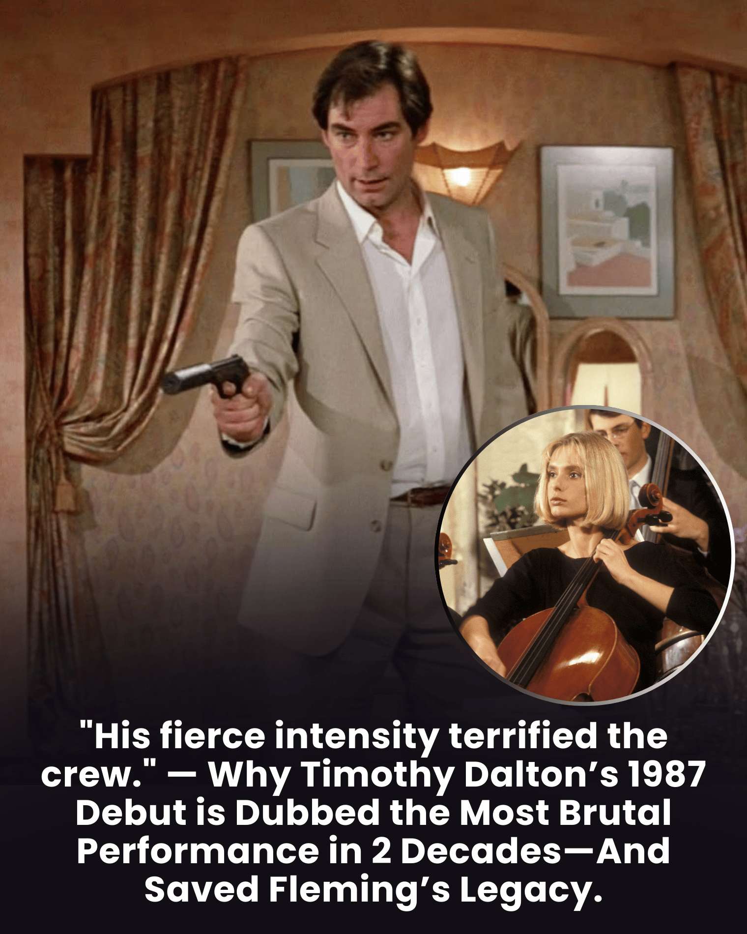 “His fierce intensity terrified the crew.” — Why Timothy Dalton’s 1987 Debut is Dubbed the Most Brutal Performance in 2 Decades—And Saved Fleming’s Legacy.
