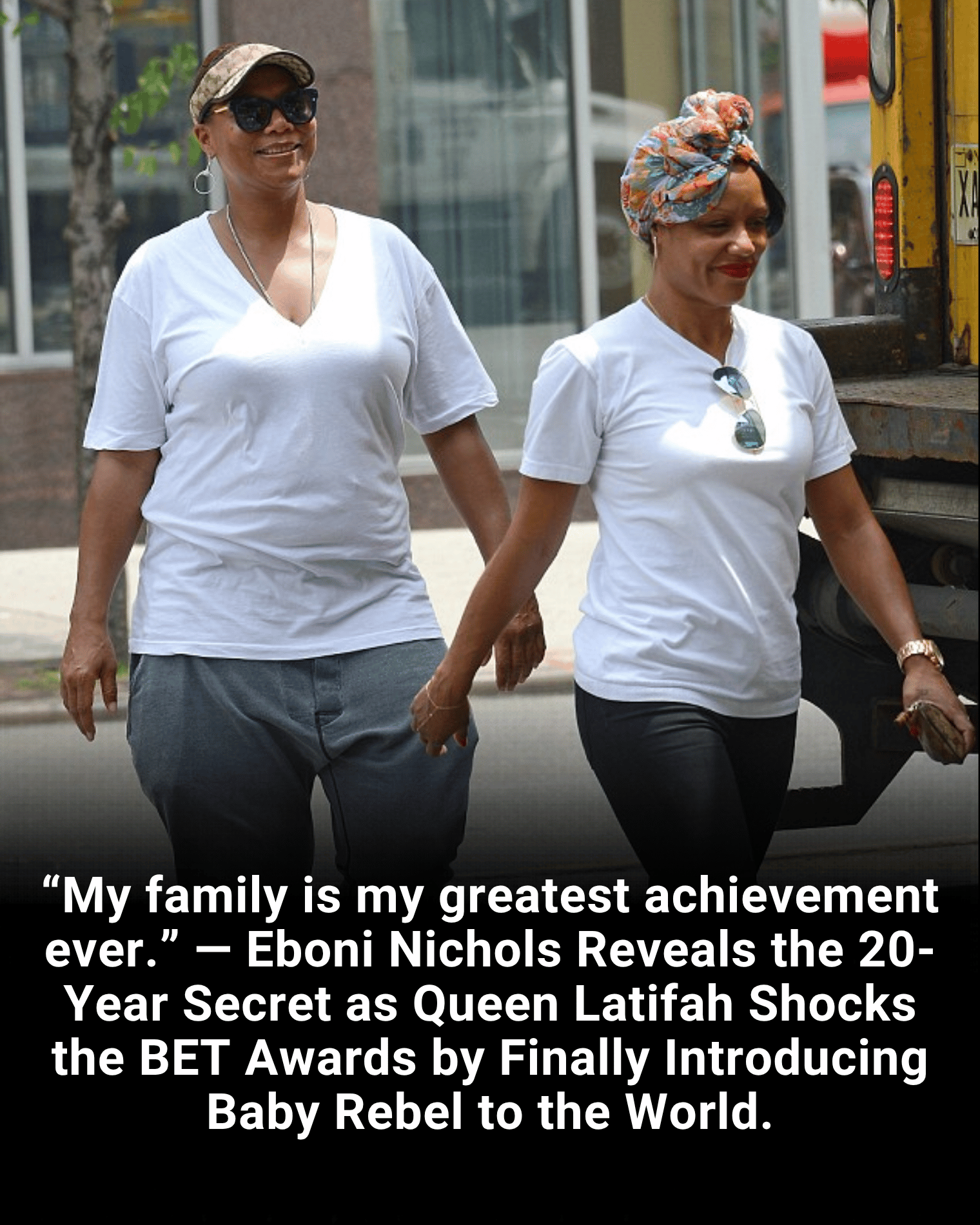 “My family is my greatest achievement ever.” — Eboni Nichols Reveals the 20-Year Secret as Queen Latifah Shocks the BET Awards by Finally Introducing Baby Rebel to the World.