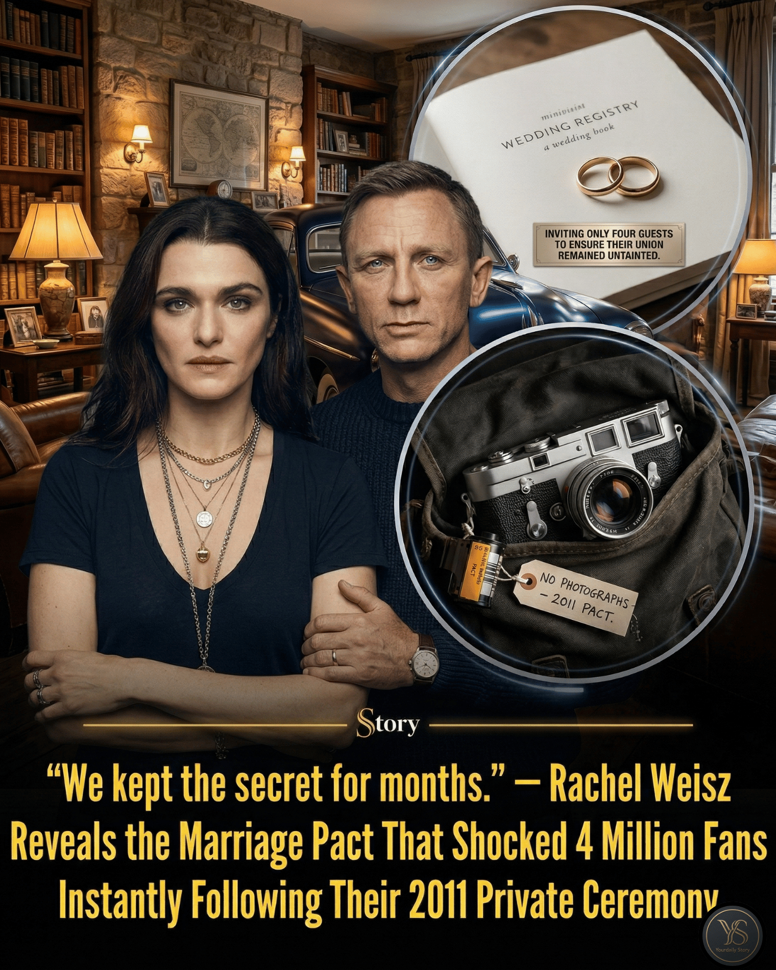 “We kept the secret for months.” — Rachel Weisz Reveals the Marriage Pact That Shocked 4 Million Fans Instantly Following Their 2011 Private Ceremony.