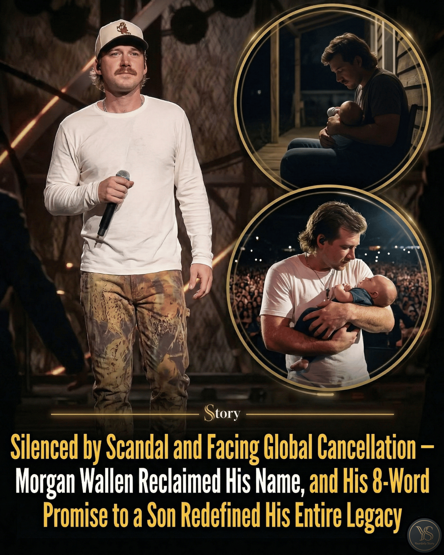 Silenced by Scandal and Facing Global Cancellation — Morgan Wallen Reclaimed His Name, and His 8-Word Promise to a Son Redefined His Entire Legacy