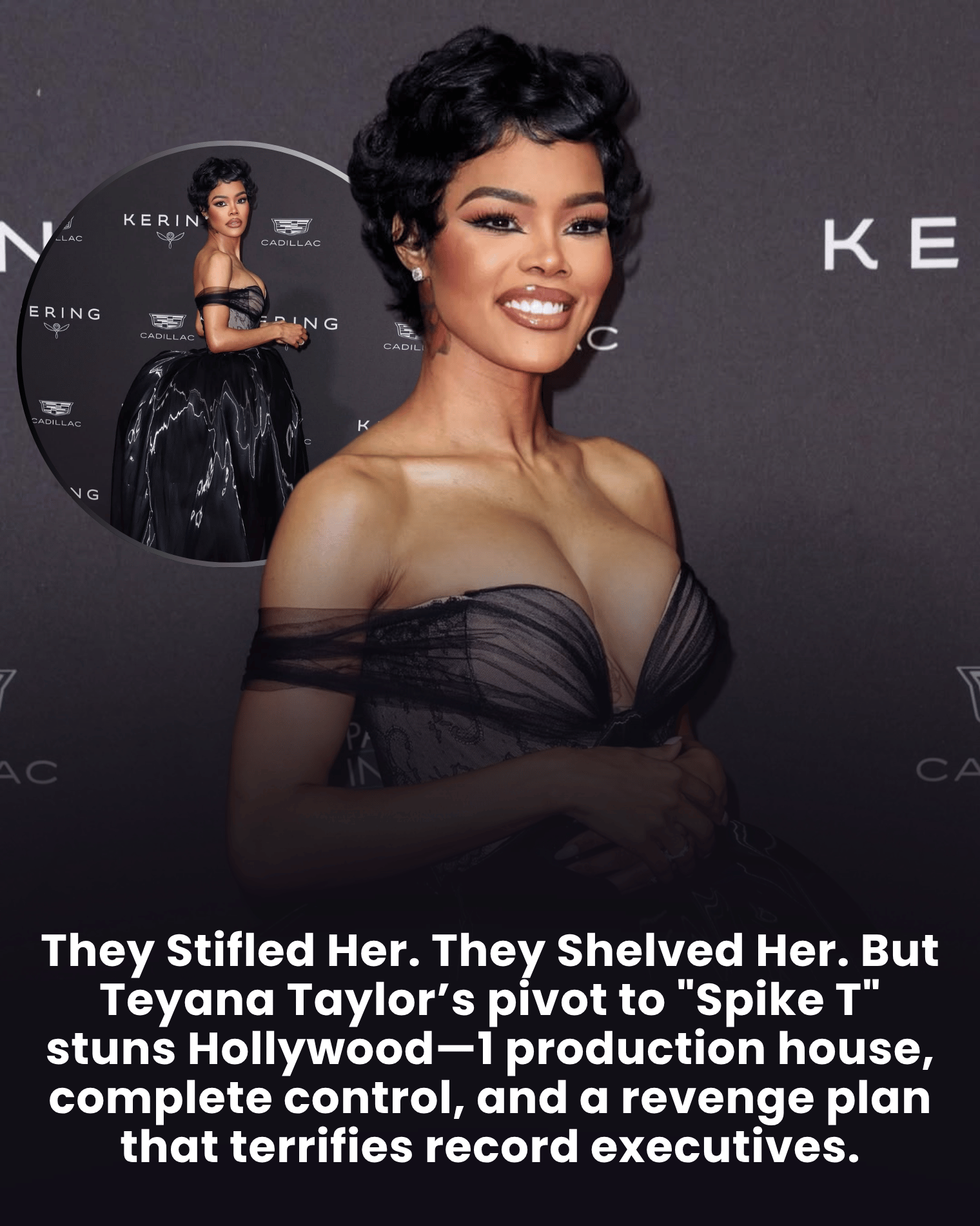 They Stifled Her. They Shelved Her. But Teyana Taylor’s pivot to “Spike T” stuns Hollywood—1 production house, complete control, and a revenge plan that terrifies record executives.