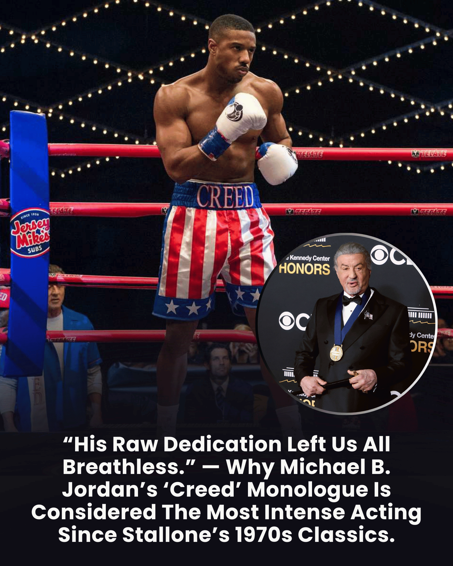 “His Raw Dedication Left Us All Breathless.” — Why Michael B. Jordan’s ‘Creed’ Monologue Is Considered The Most Intense Acting Since Stallone’s 1970s Classics.
