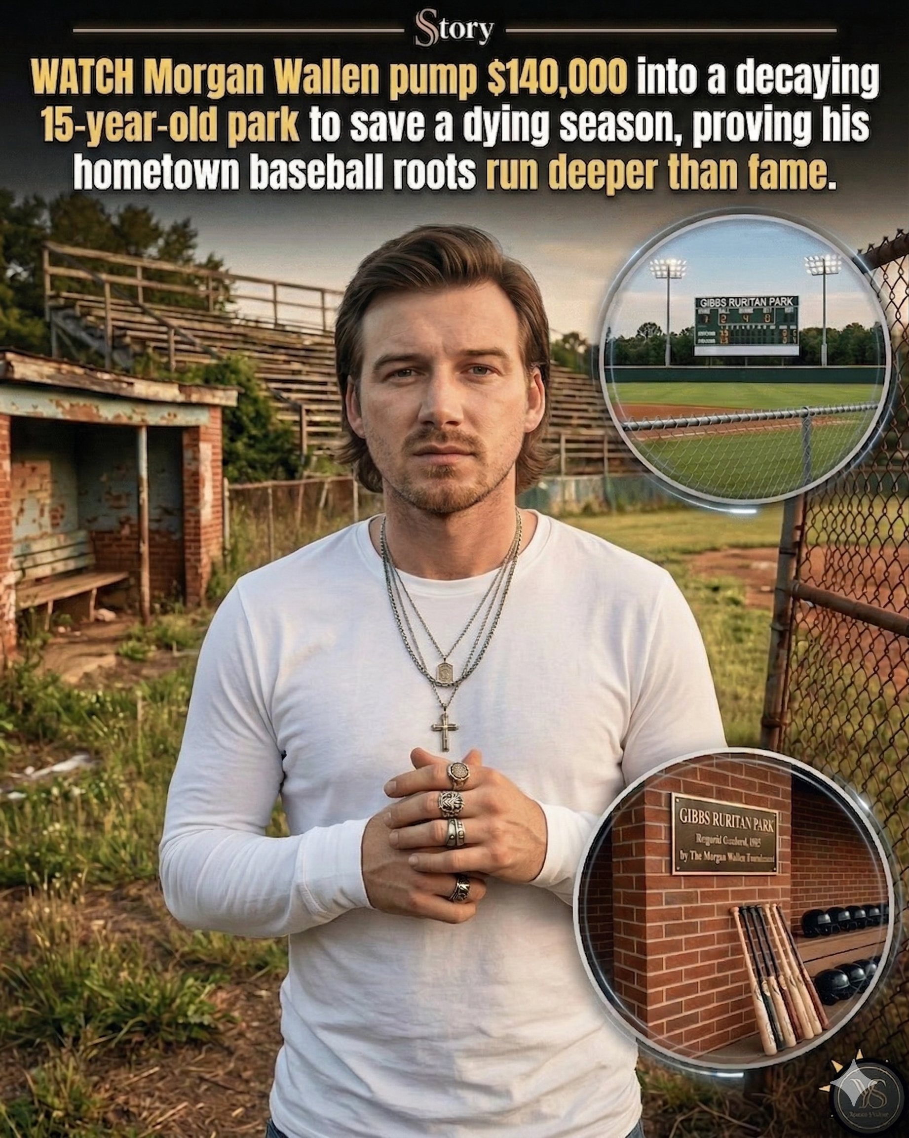 WATCH Morgan Wallen pump $140,000 into a decaying 15-year-old park to save a dying season, proving his hometown baseball roots run deeper than fame.