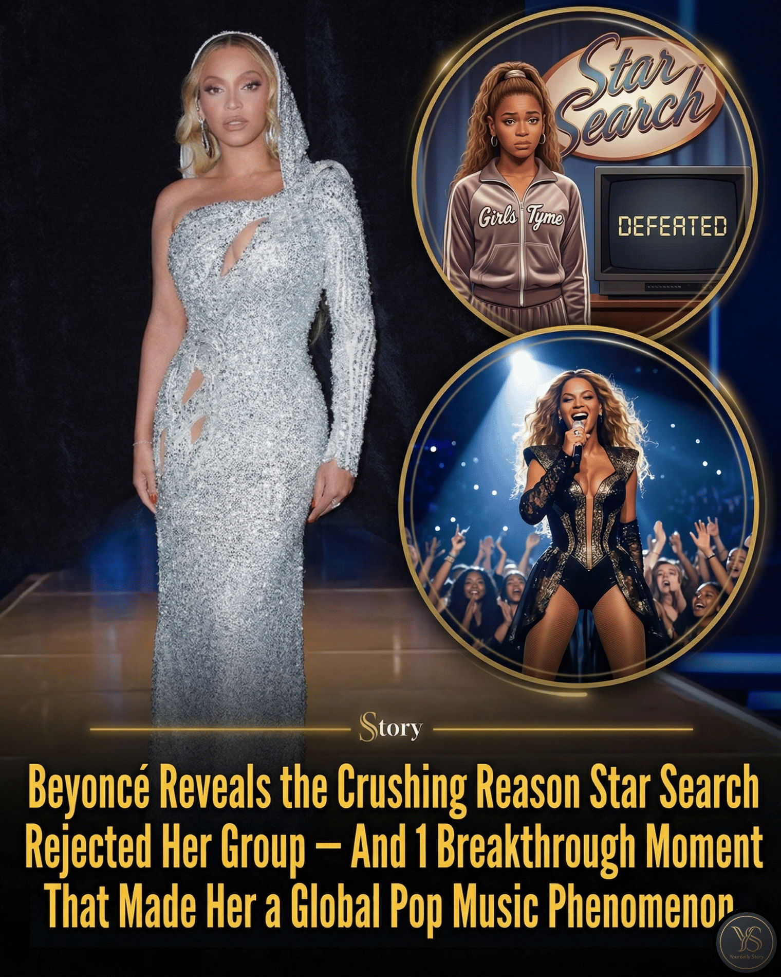 Beyoncé Reveals the Crushing Reason Star Search Rejected Her Group — And 1 Breakthrough Moment That Made Her a Global Pop Music Phenomenon.