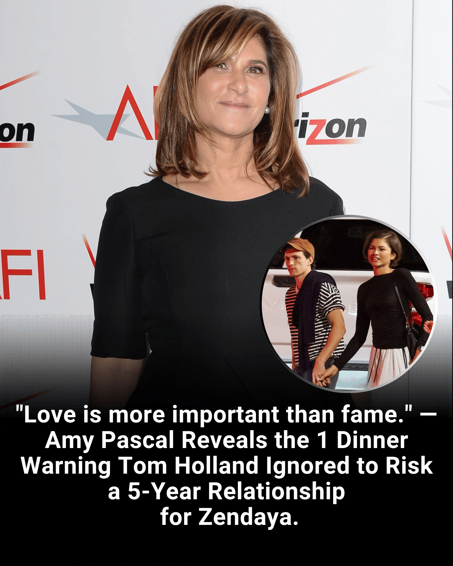 “Love is more important than fame.” — Amy Pascal Reveals the 1 Dinner Warning Tom Holland Ignored to Risk a 5-Year Relationship for Zendaya.