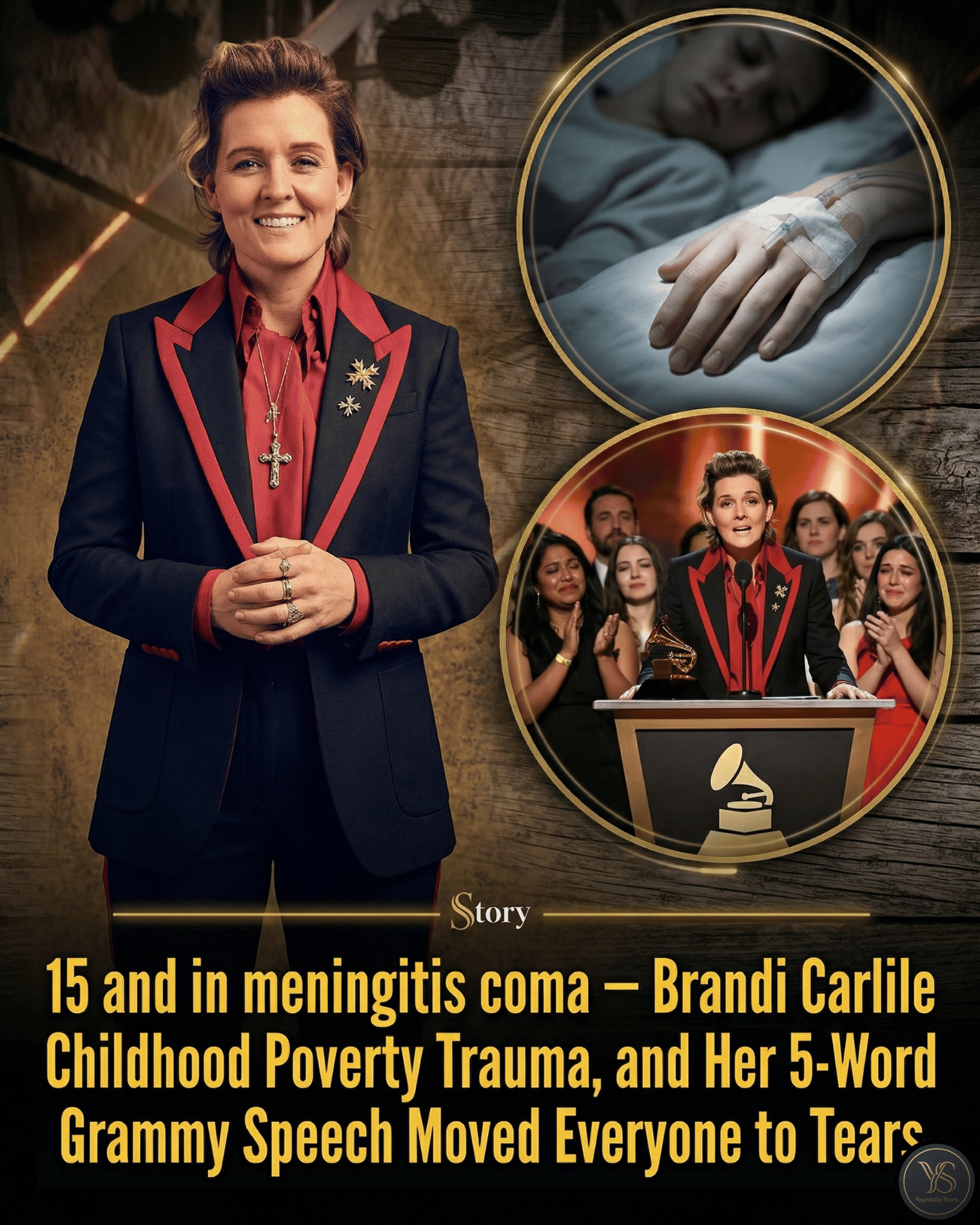 15 and in meningitis coma — Brandi Carlile Childhood Poverty Trauma, and Her 5-Word Grammy Speech Moved Everyone to Tears