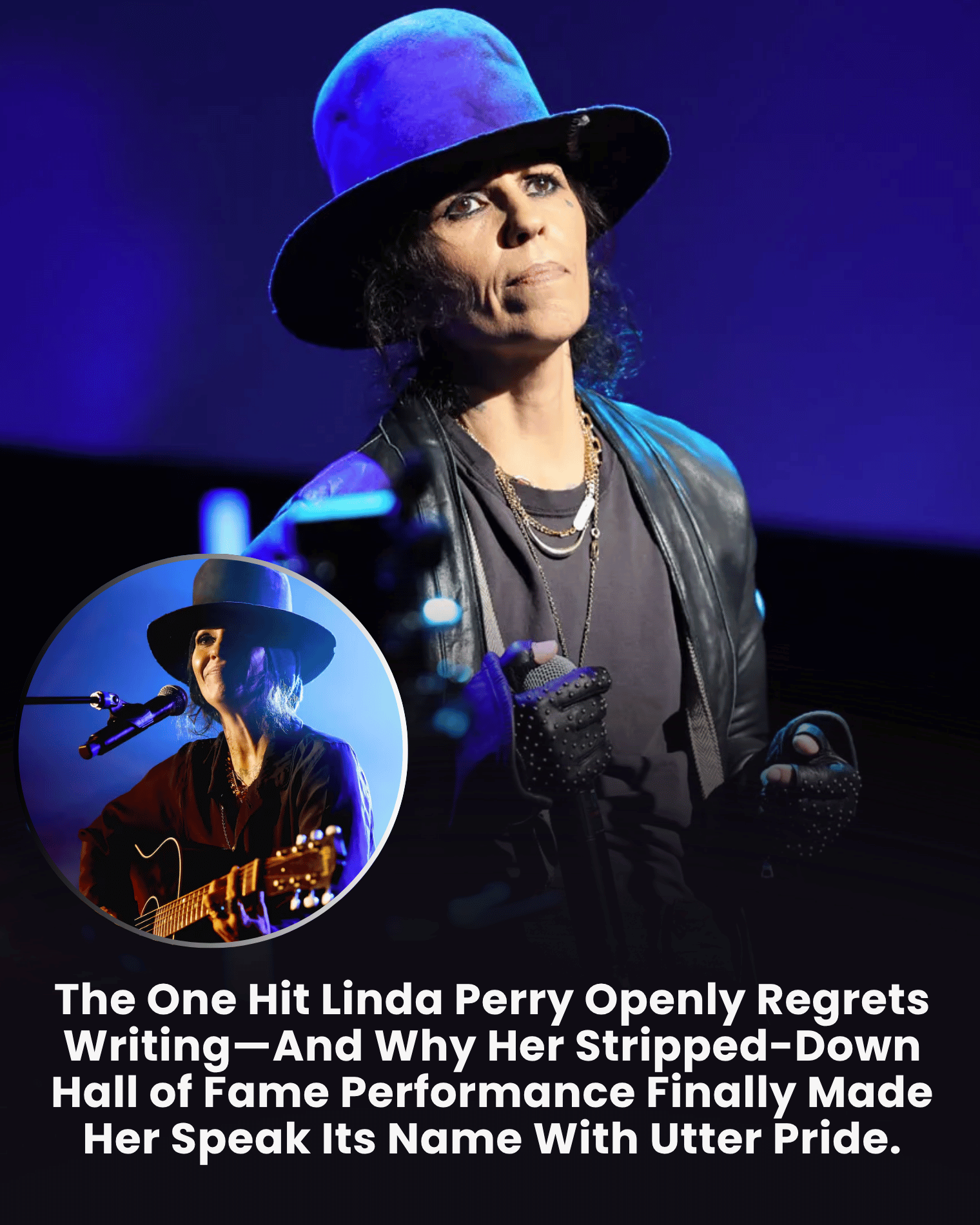 The One Hit Linda Perry Openly Regrets Writing—And Why Her Stripped-Down Hall of Fame Performance Finally Made Her Speak Its Name With Utter Pride.