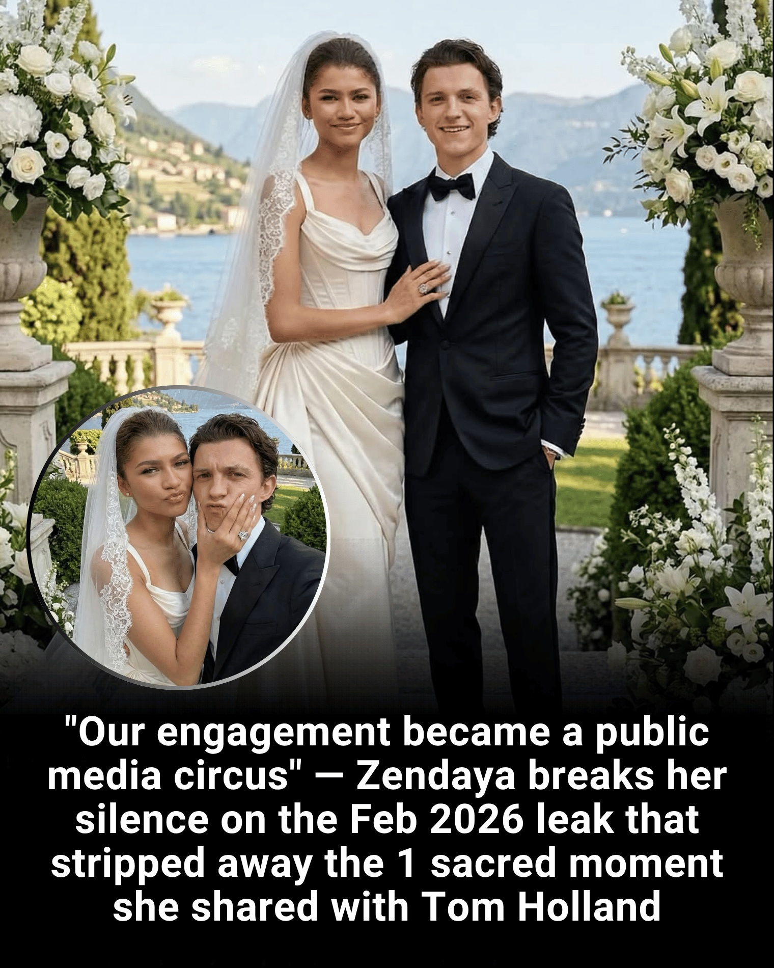 “Our engagement became a public media circus” — Zendaya breaks her silence on the Feb 2026 leak that stripped away the 1 sacred moment she shared with Tom Holland