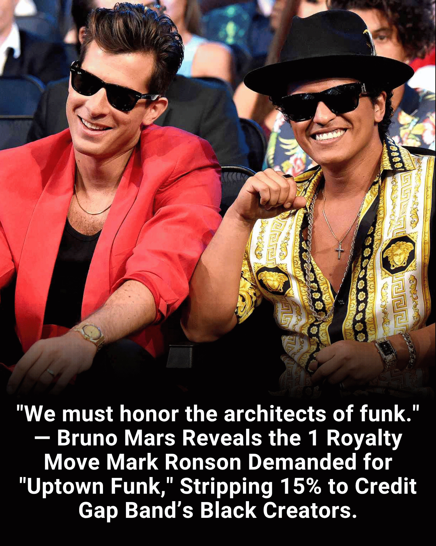 “We must honor the architects of funk.” — Bruno Mars Reveals the 1 Royalty Move Mark Ronson Demanded for “Uptown Funk,” Stripping 15% to Credit Gap Band’s Black Creators.