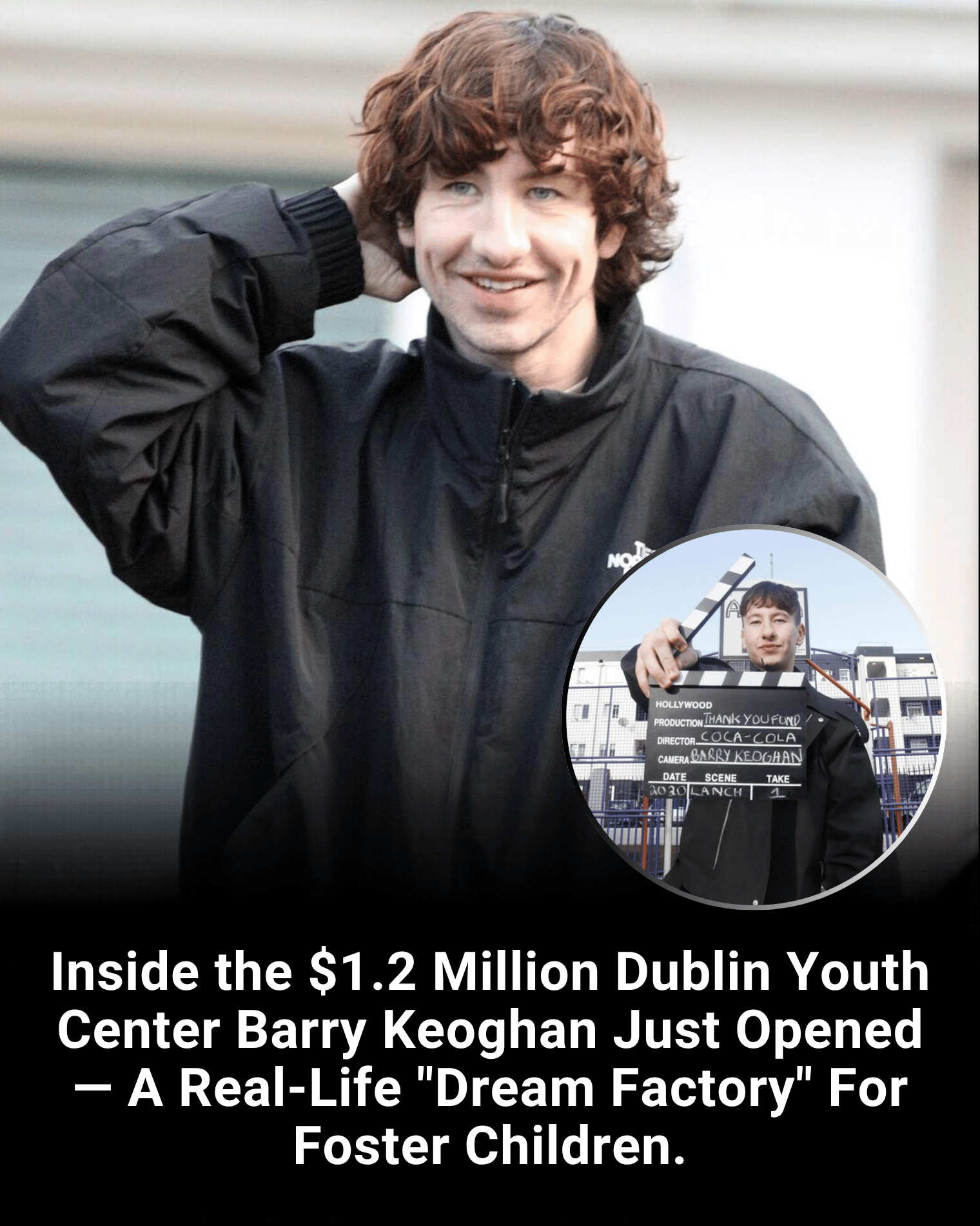 Inside the $1.2 Million Dublin Youth Center Barry Keoghan Just Opened — A Real-Life “Dream Factory” For Foster Children.