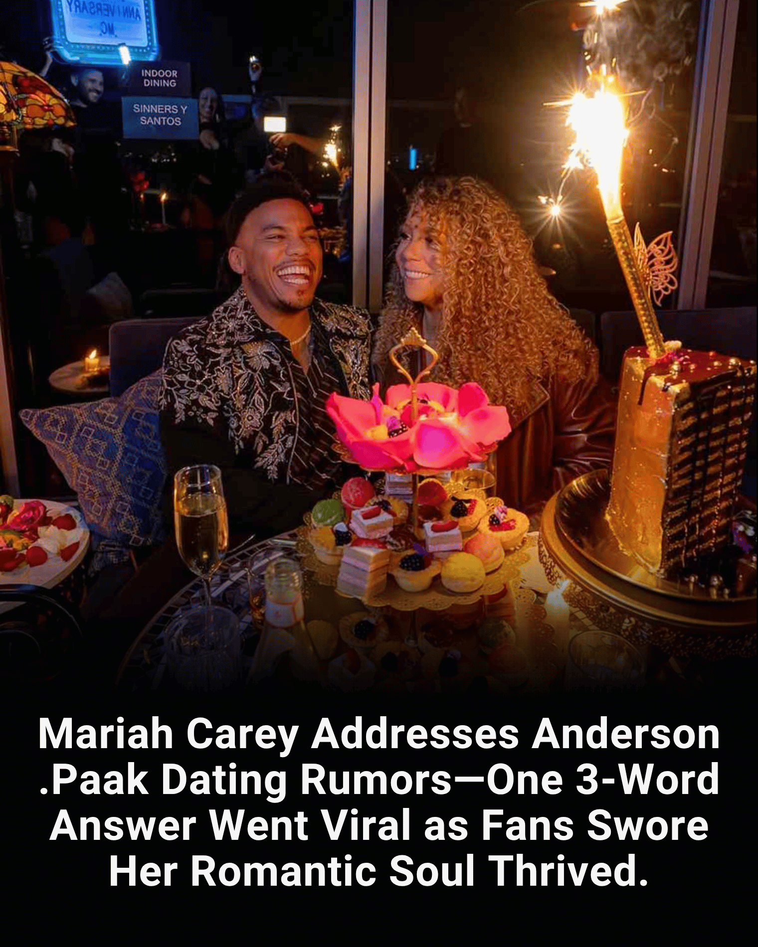 Mariah Carey Addresses Anderson .Paak Dating Rumors—One 3-Word Answer Went Viral as Fans Swore Her Romantic Soul Thrived.