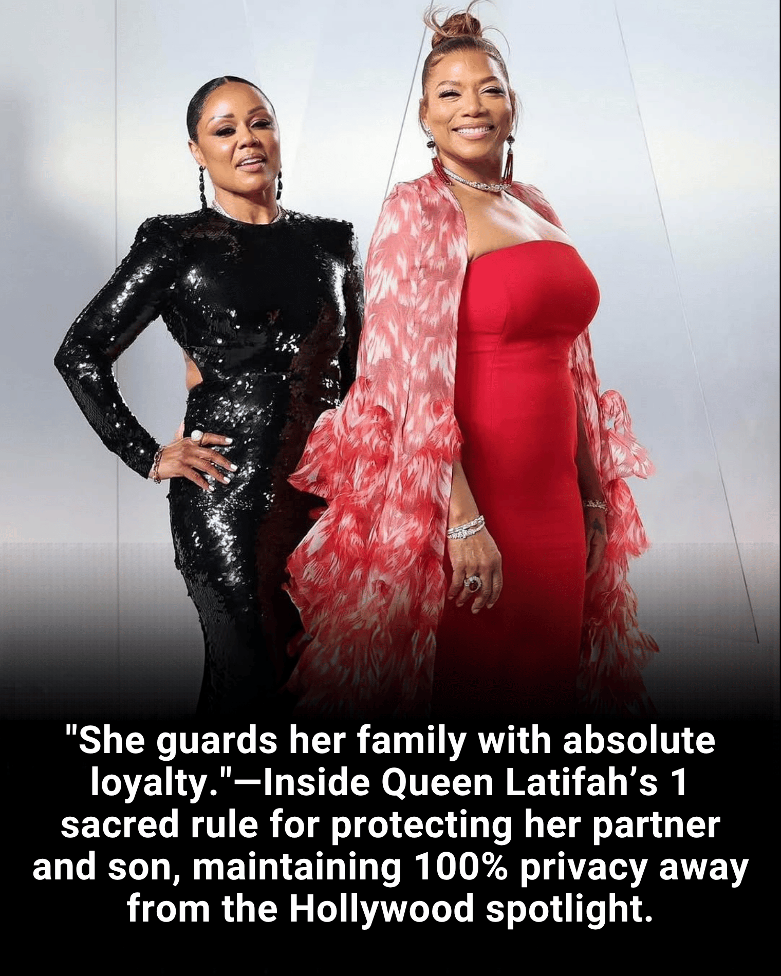 “She guards her family with absolute loyalty.”—Inside Queen Latifah’s 1 sacred rule for protecting her partner and son, maintaining 100% privacy away from the Hollywood spotlight.