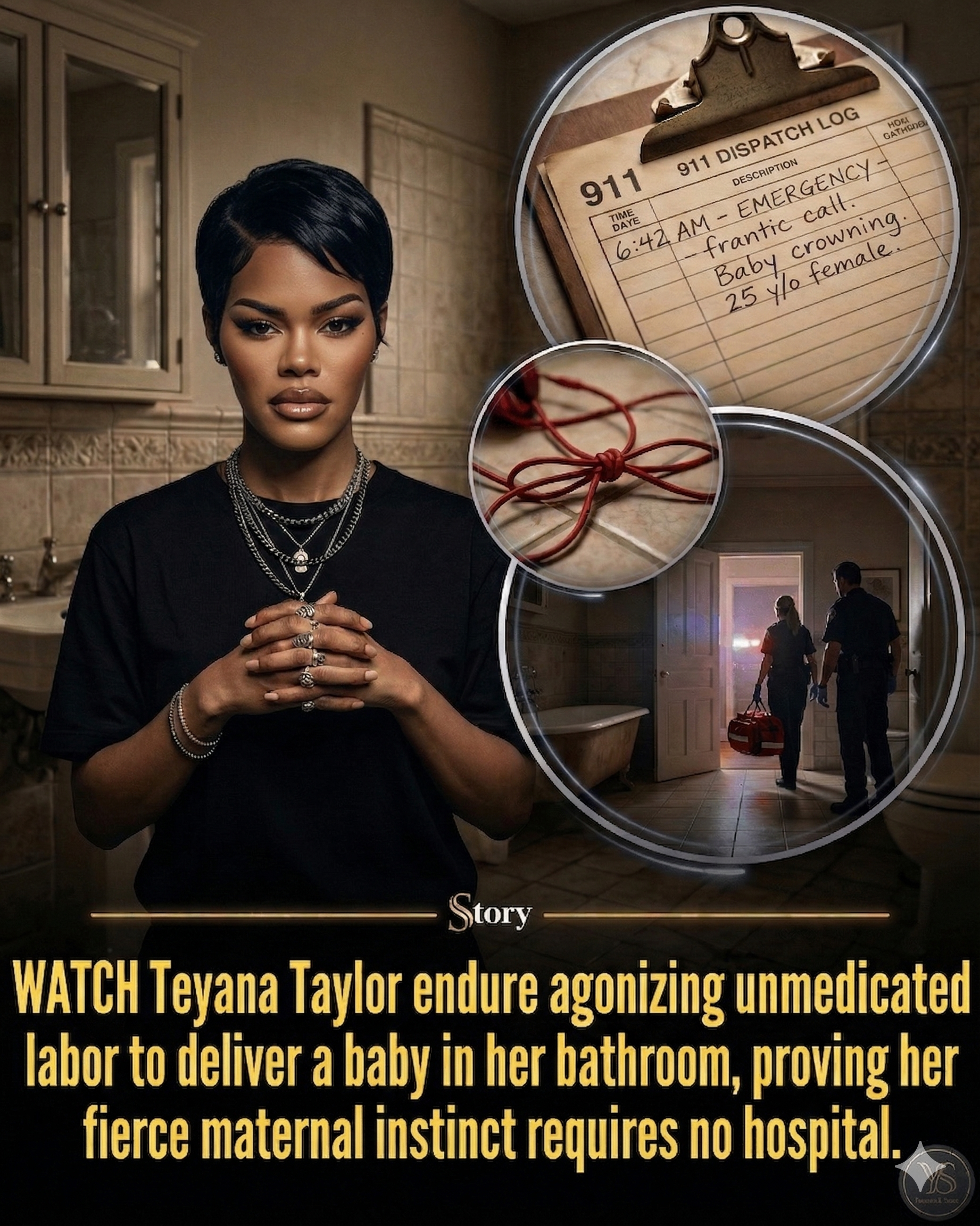 WATCH Teyana Taylor endure agonizing unmedicated labor to deliver a baby in her bathroom, proving her fierce maternal instinct requires no hospital.