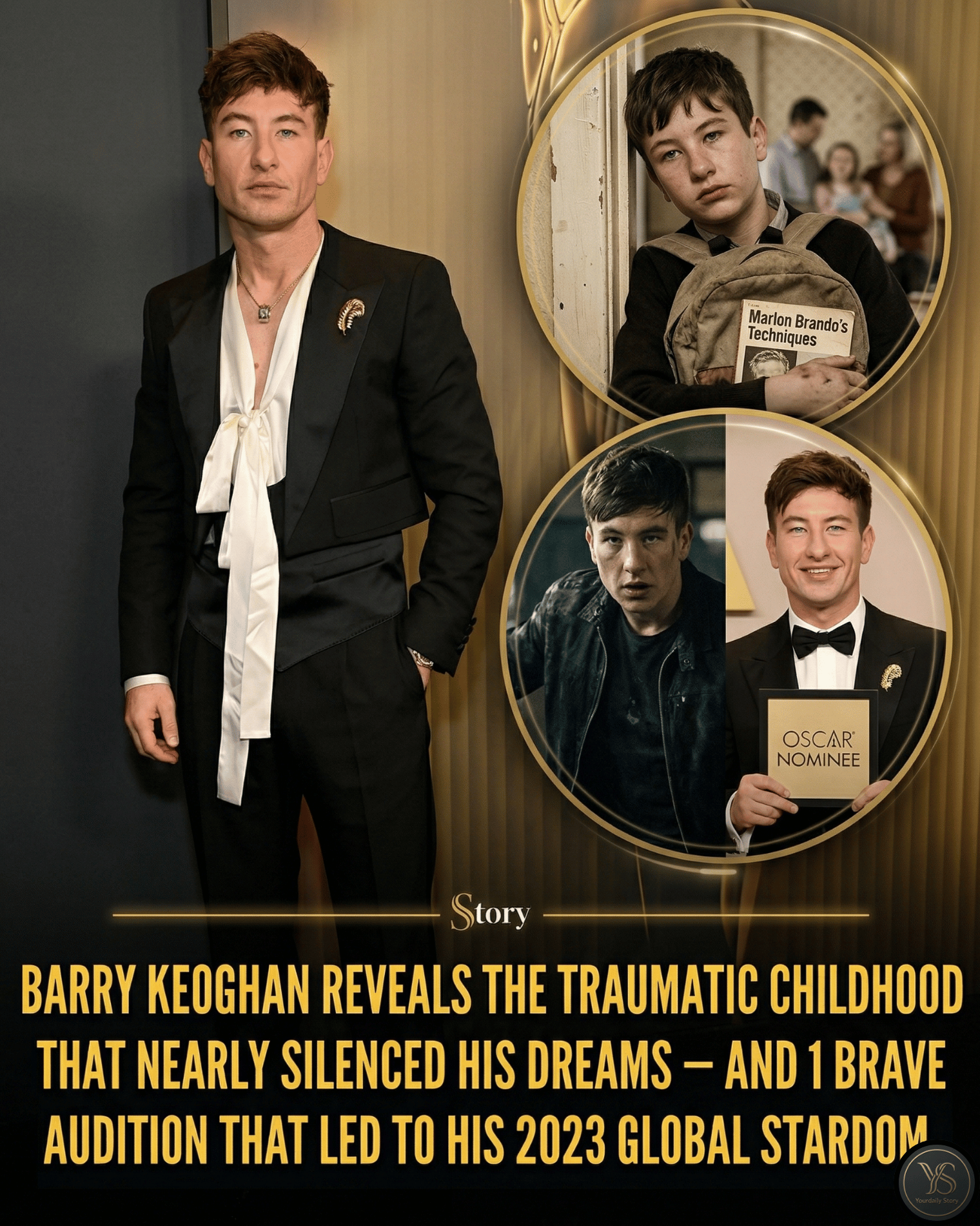 Barry Keoghan Reveals The Traumatic Childhood That Nearly Silenced His Dreams — And 1 Brave Audition That Led To His 2023 Global Stardom.