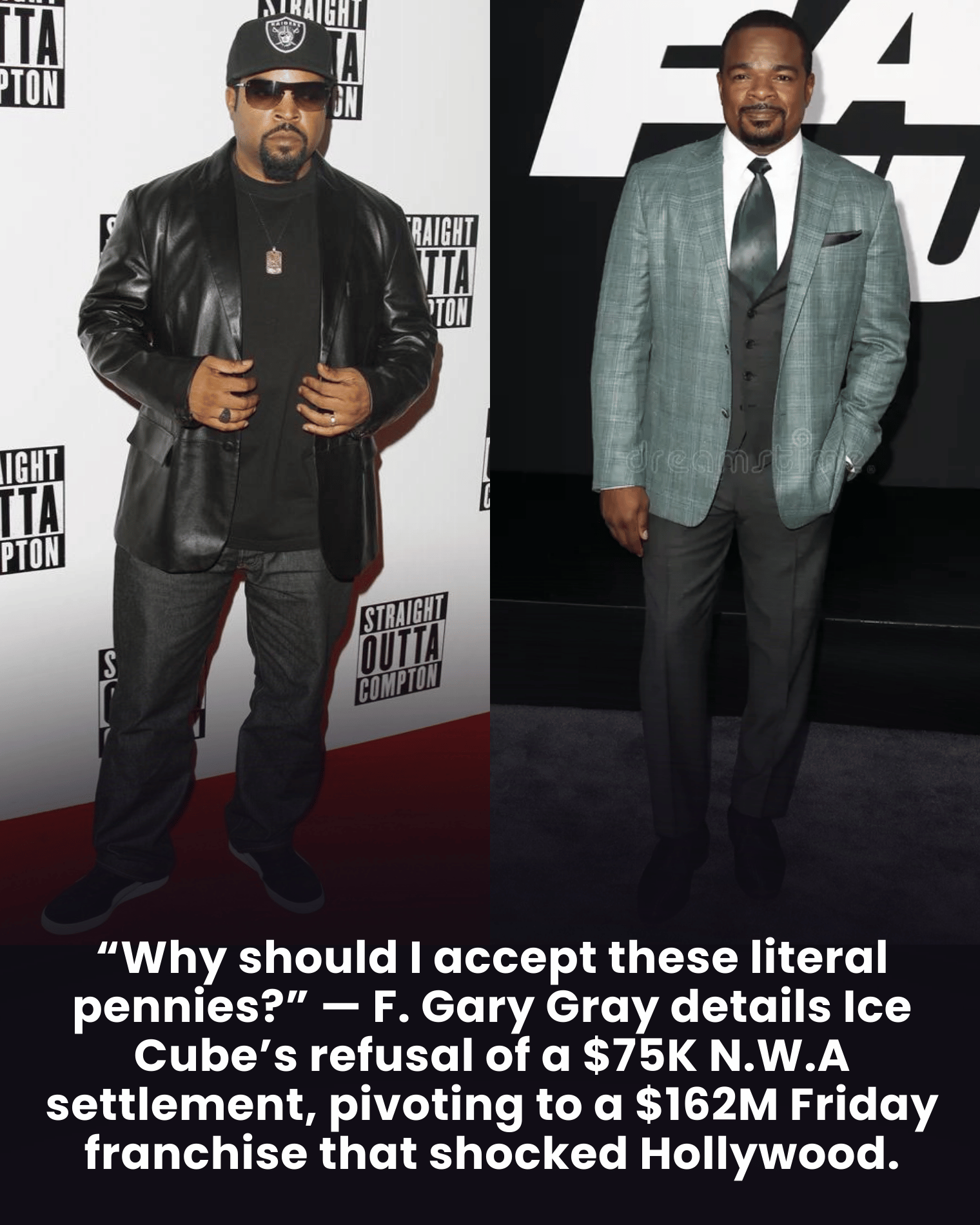 “Why should I accept these literal pennies?” — F. Gary Gray details Ice Cube’s refusal of a $75K N.W.A settlement, pivoting to a $162M Friday franchise that shocked Hollywood.