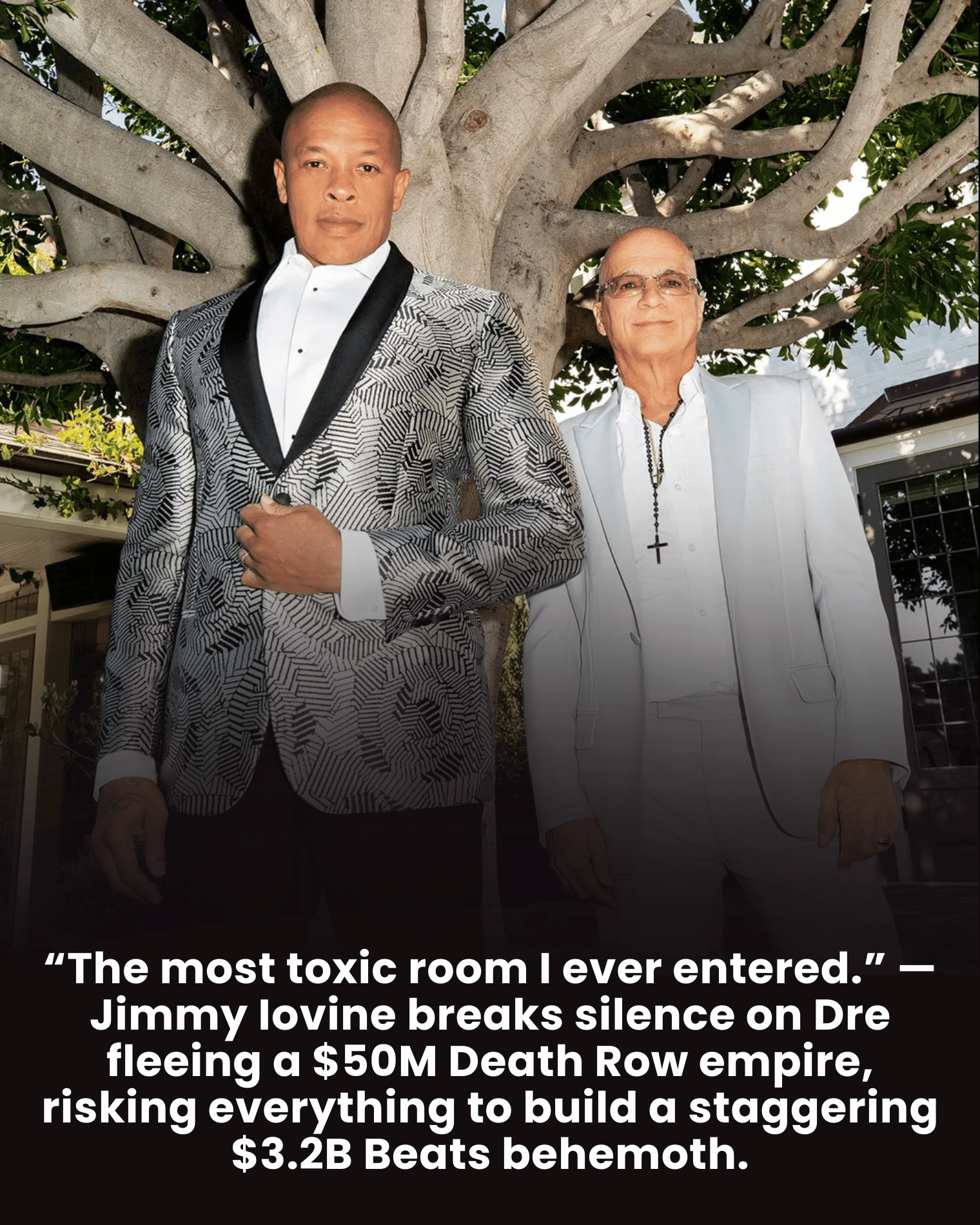 “The most toxic room I ever entered.” — Jimmy Iovine breaks silence on Dre fleeing a $50M Death Row empire, risking everything to build a staggering $3.2B Beats behemoth.