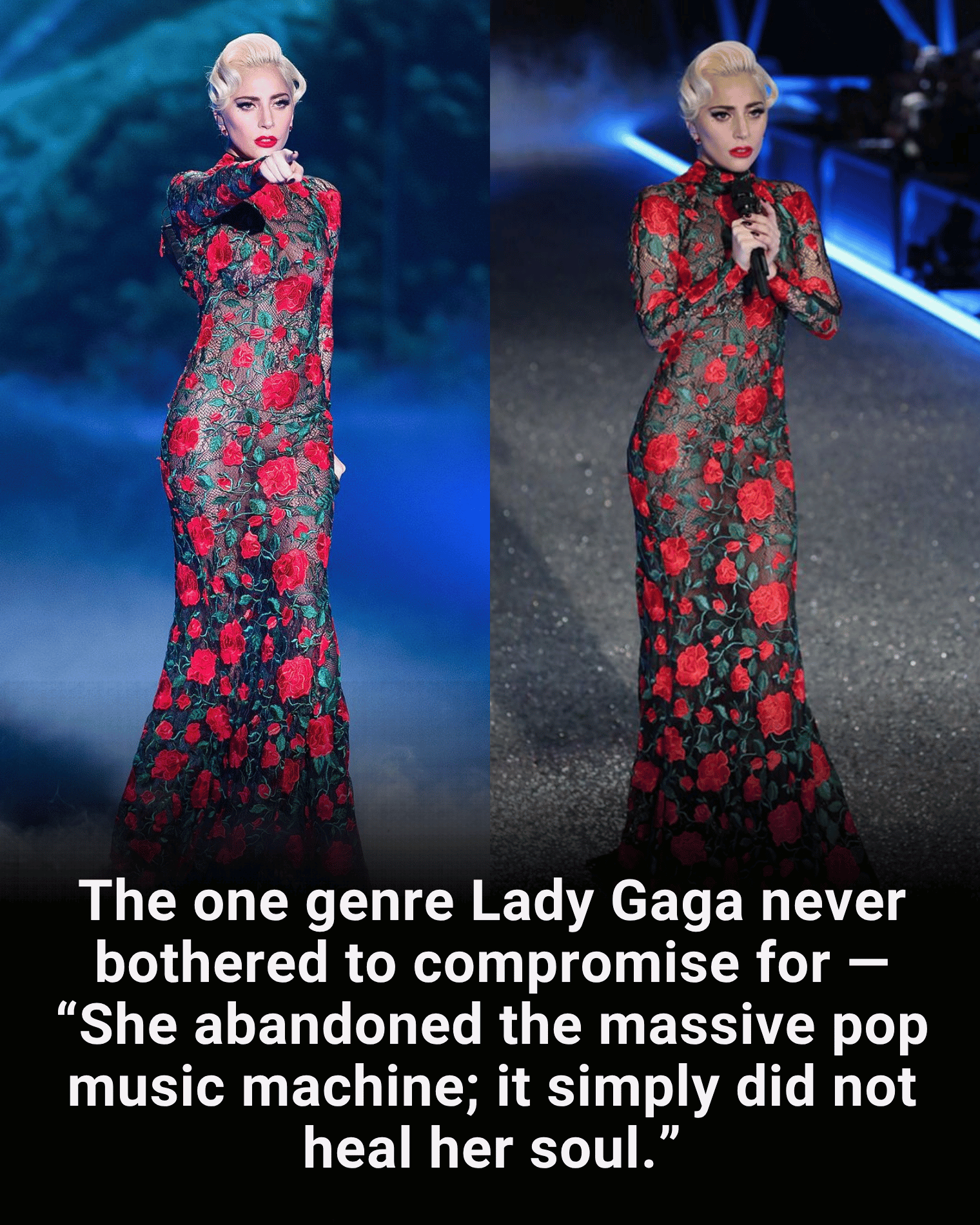 The one genre Lady Gaga never bothered to compromise for — “She abandoned the massive pop music machine; it simply did not heal her soul.”