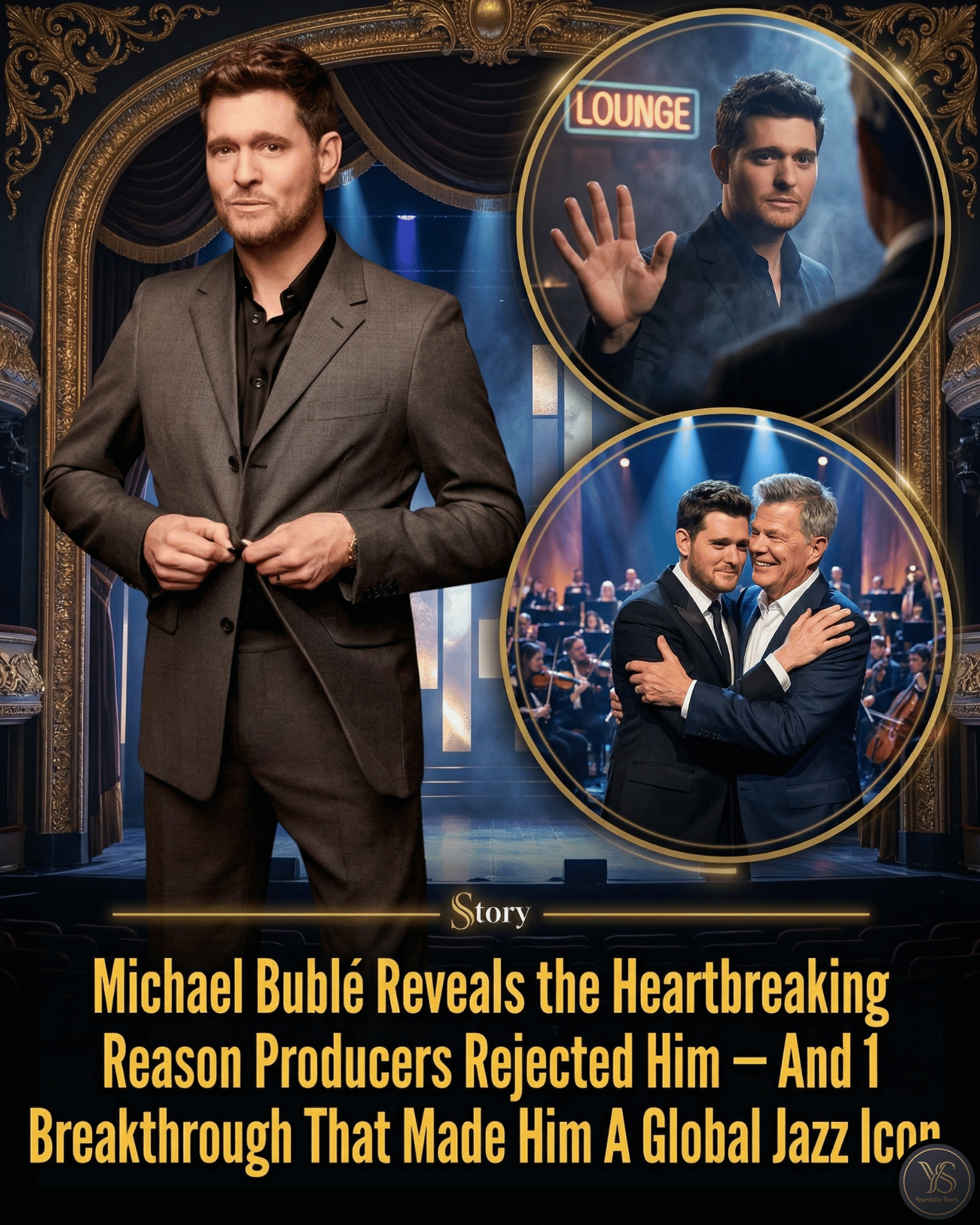 Michael Bublé Reveals the Heartbreaking Reason Producers Rejected Him — And 1 Breakthrough That Made Him A Global Jazz Icon.