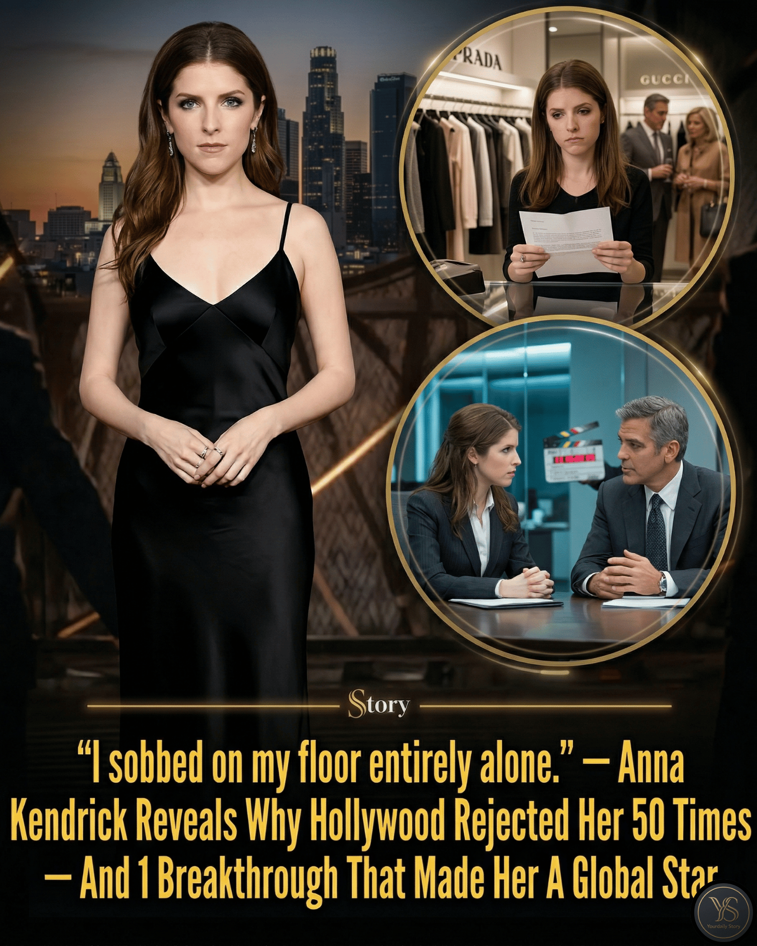 “I sobbed on my floor entirely alone.” — Anna Kendrick Reveals Why Hollywood Rejected Her 50 Times — And 1 Breakthrough That Made Her A Global Star.