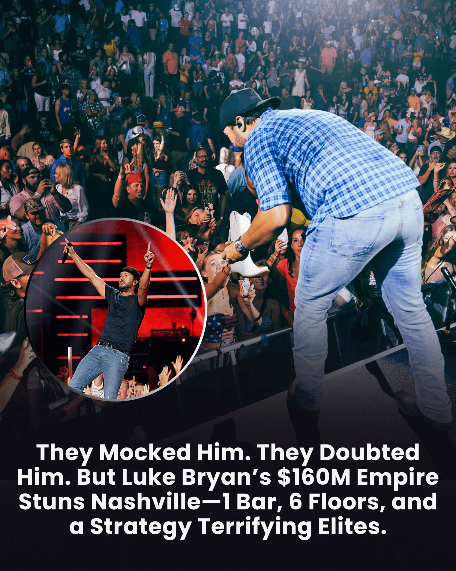 They Mocked Him. They Doubted Him. But Luke Bryan’s $160M Empire Stuns Nashville—1 Bar, 6 Floors, and a Strategy Terrifying Elites.