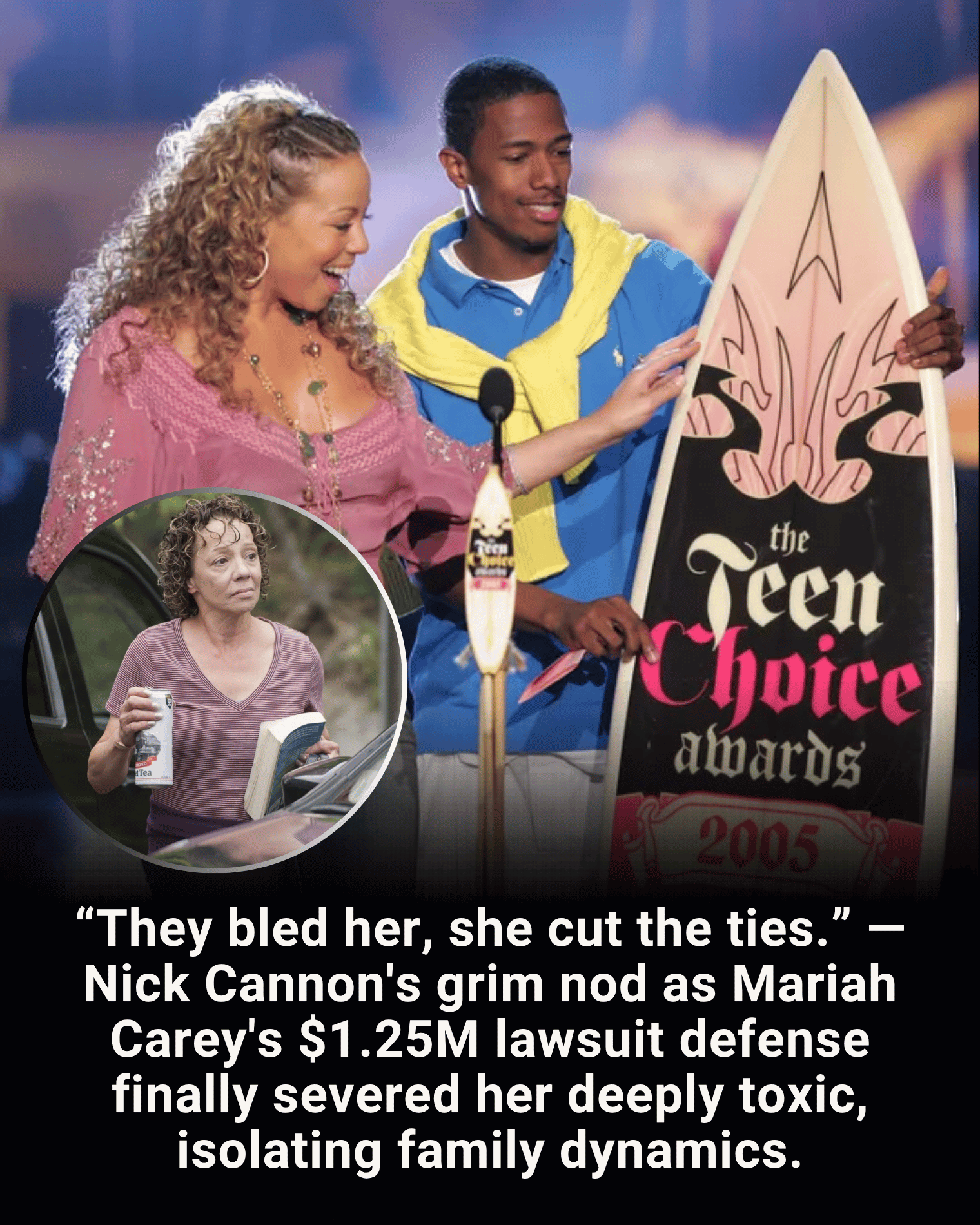 “They bled her, she cut the ties.” — Nick Cannon’s grim nod as Mariah Carey’s $1.25M lawsuit defense finally severed her deeply toxic, isolating family dynamics.