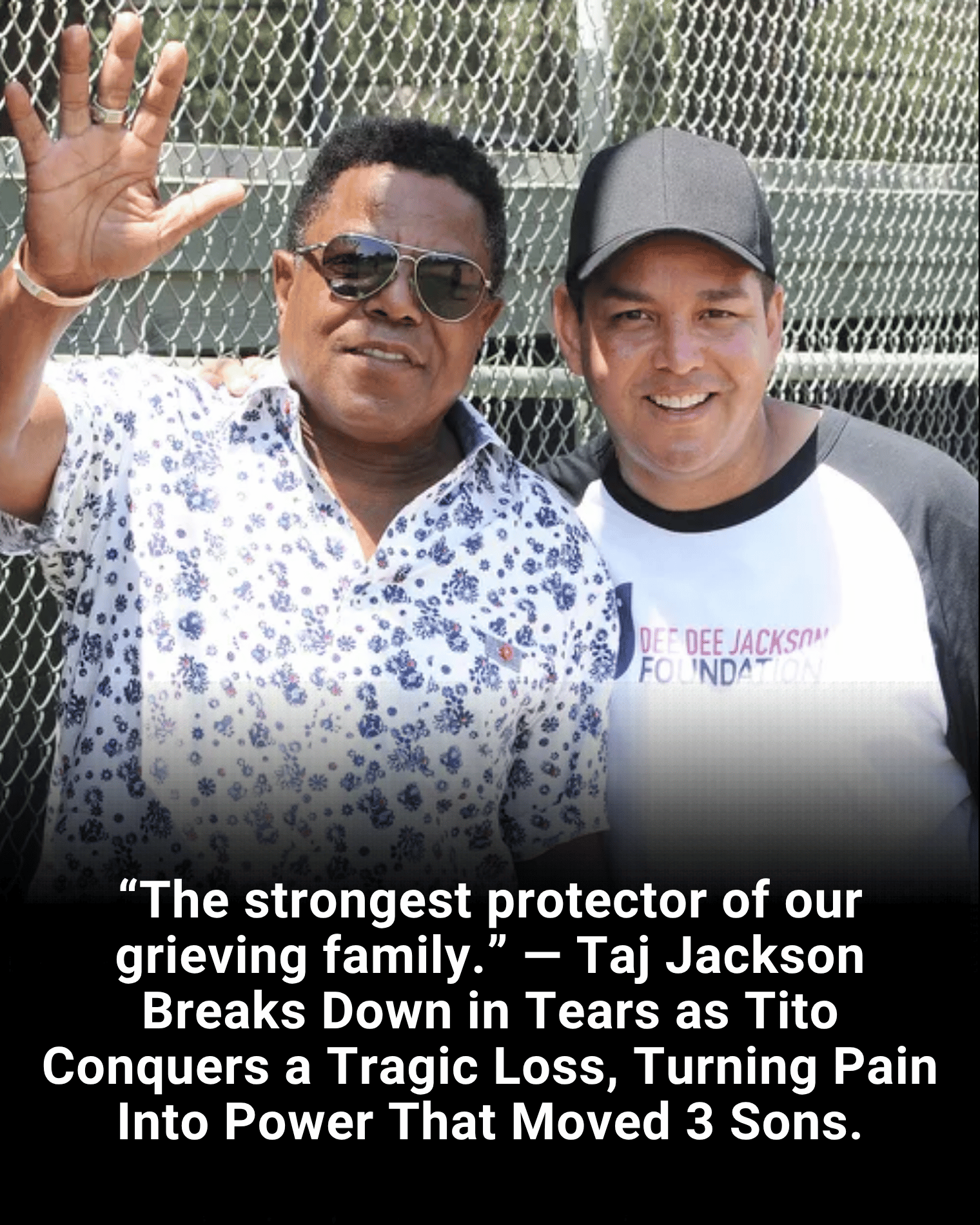 “The strongest protector of our grieving family.” — Taj Jackson Breaks Down in Tears as Tito Conquers a Tragic Loss, Turning Pain Into Power That Moved 3 Sons.