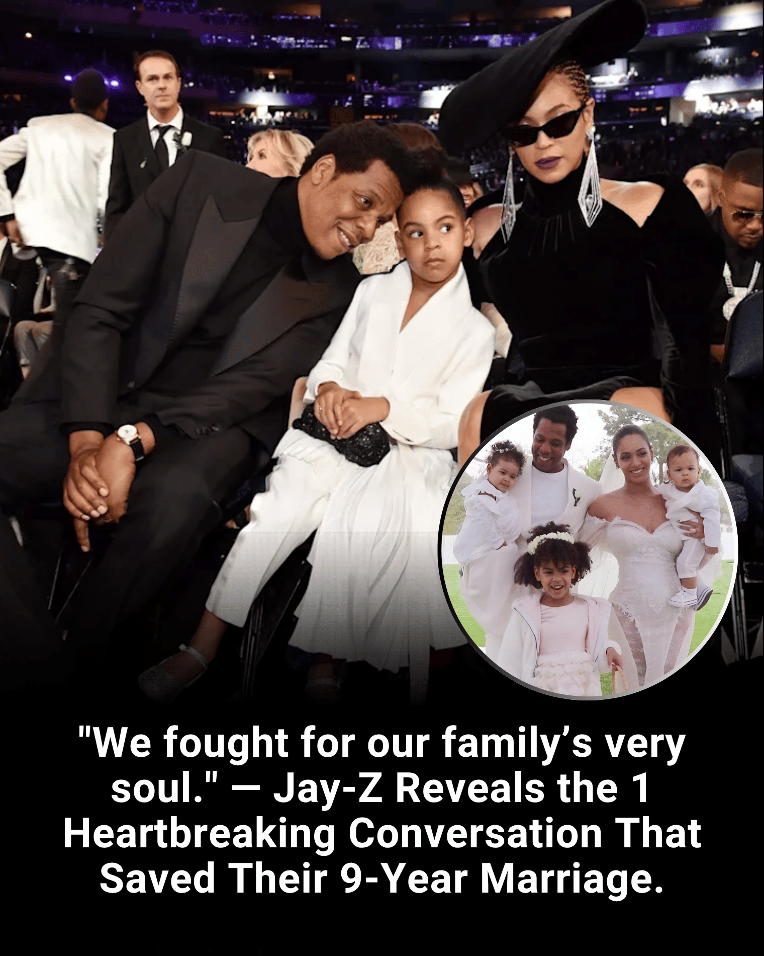 “We fought for our family’s very soul.” — Jay-Z Reveals the 1 Heartbreaking Conversation That Saved Their 9-Year Marriage.