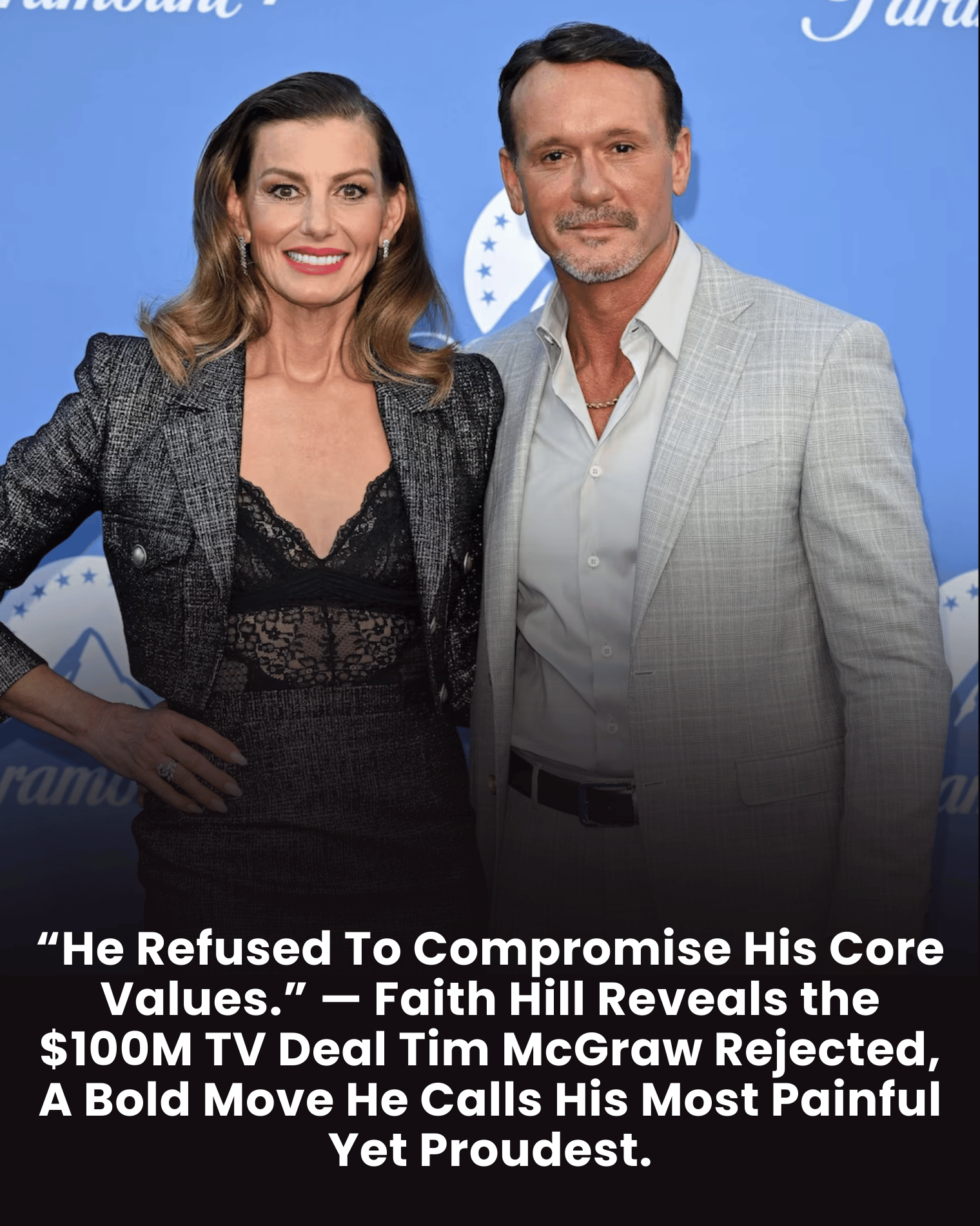 “He Refused To Compromise His Core Values.” — Faith Hill Reveals the $100M TV Deal Tim McGraw Rejected, A Bold Move He Calls His Most Painful Yet Proudest.