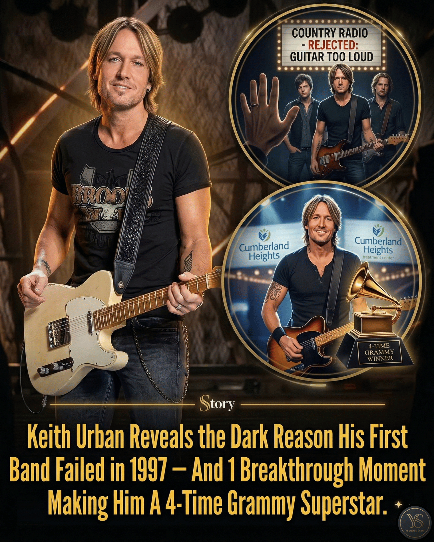 Keith Urban Reveals the Dark Reason His First Band Failed in 1997 — And 1 Breakthrough Moment Making Him A 4-Time Grammy Superstar.