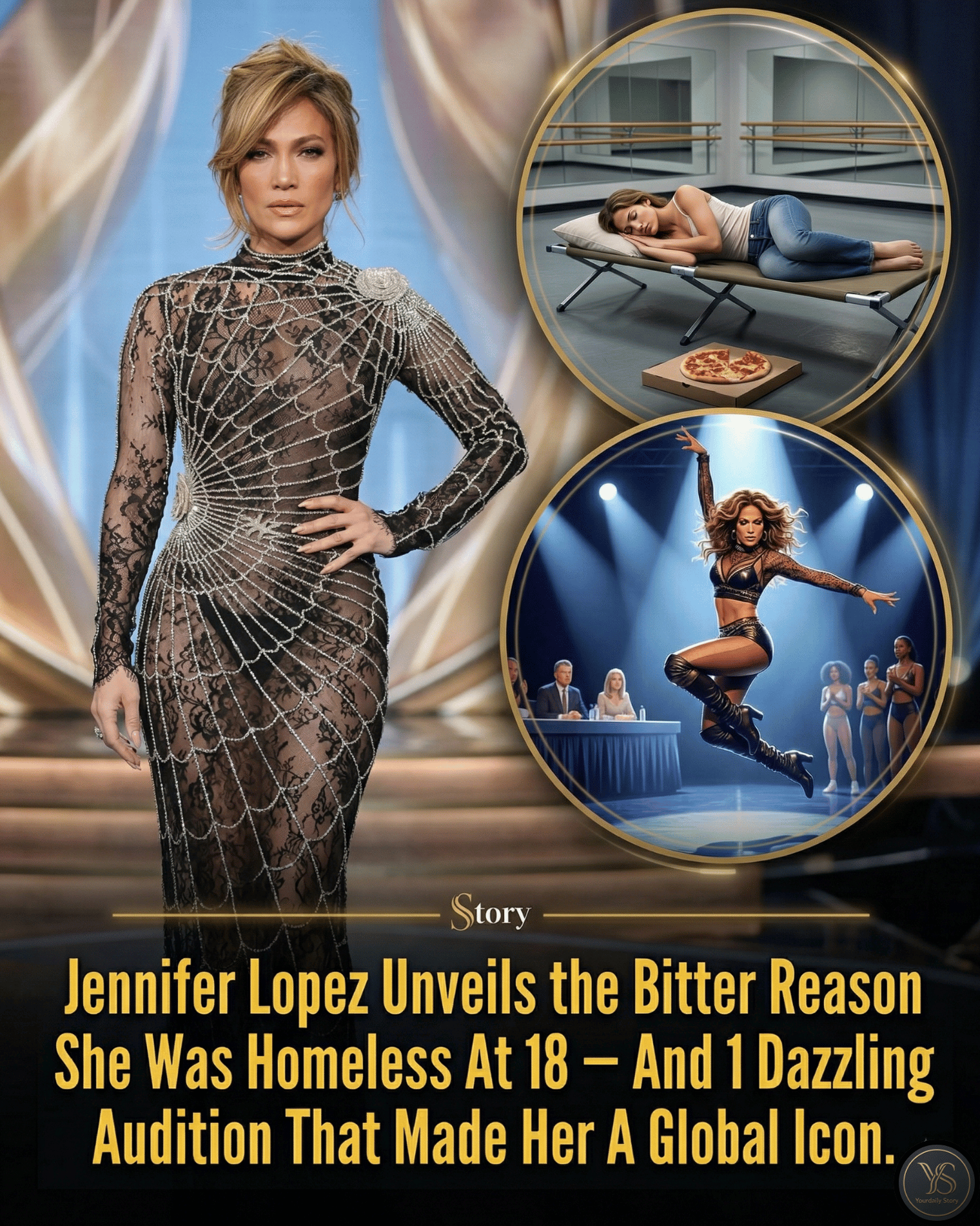 Jennifer Lopez Unveils the Bitter Reason She Was Homeless At 18 — And 1 Dazzling Audition That Made Her A Global Icon.