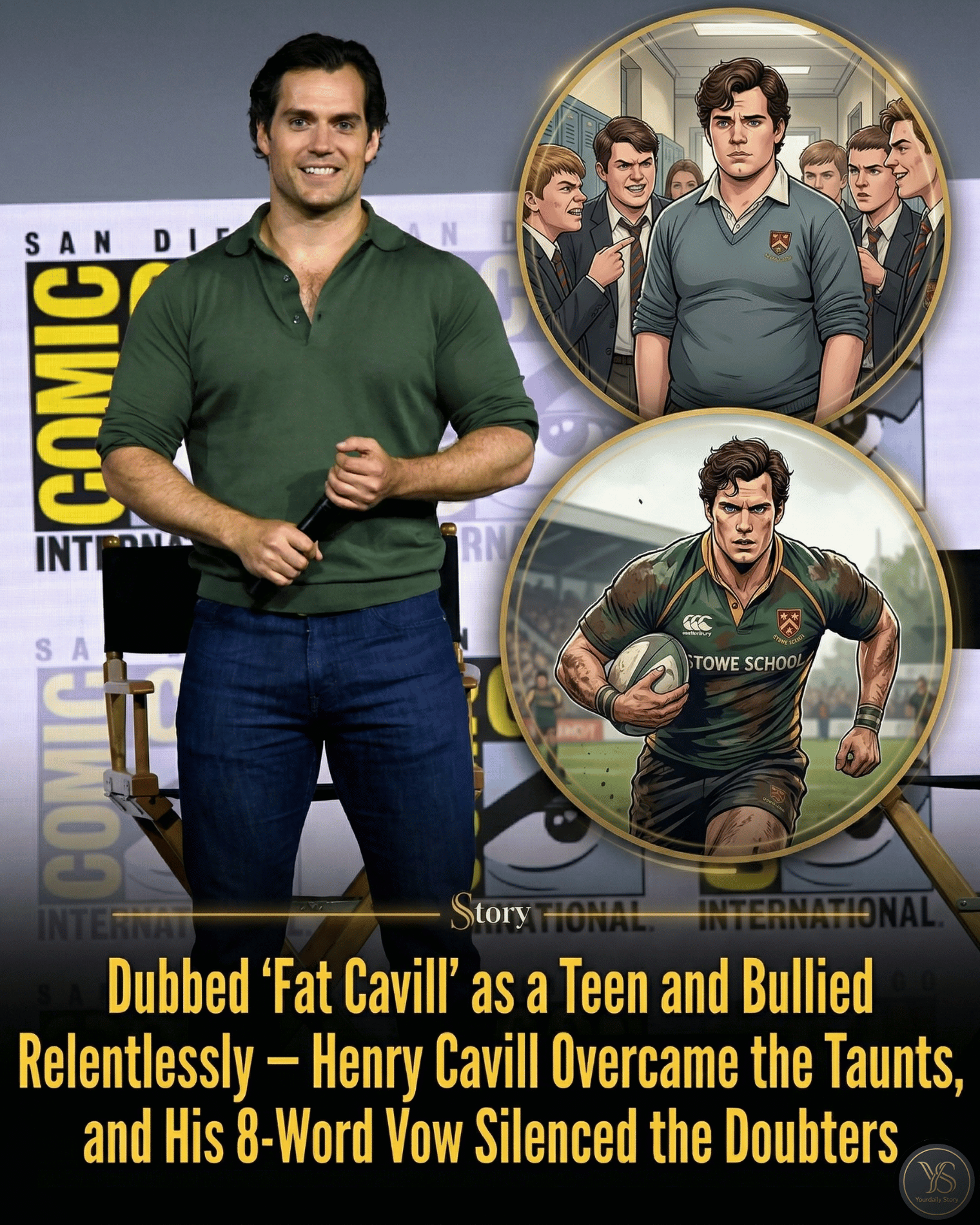 Dubbed ‘Fat Cavill’ as a Teen and Bullied Relentlessly — Henry Cavill Overcame the Taunts, and His 8-Word Vow Silenced the Doubters