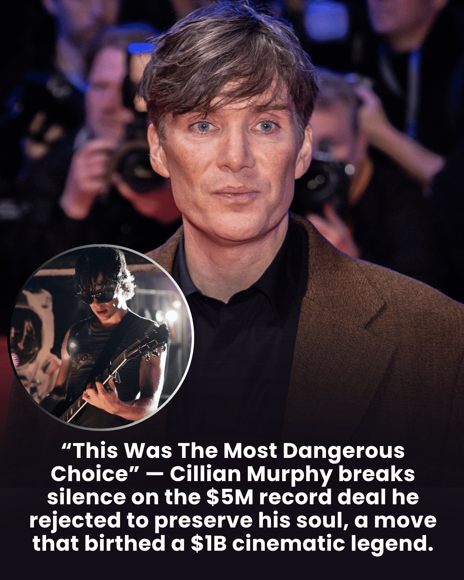 “This Was The Most Dangerous Choice” — Cillian Murphy breaks silence on the $5M record deal he rejected to preserve his soul, a move that birthed a $1B cinematic legend.