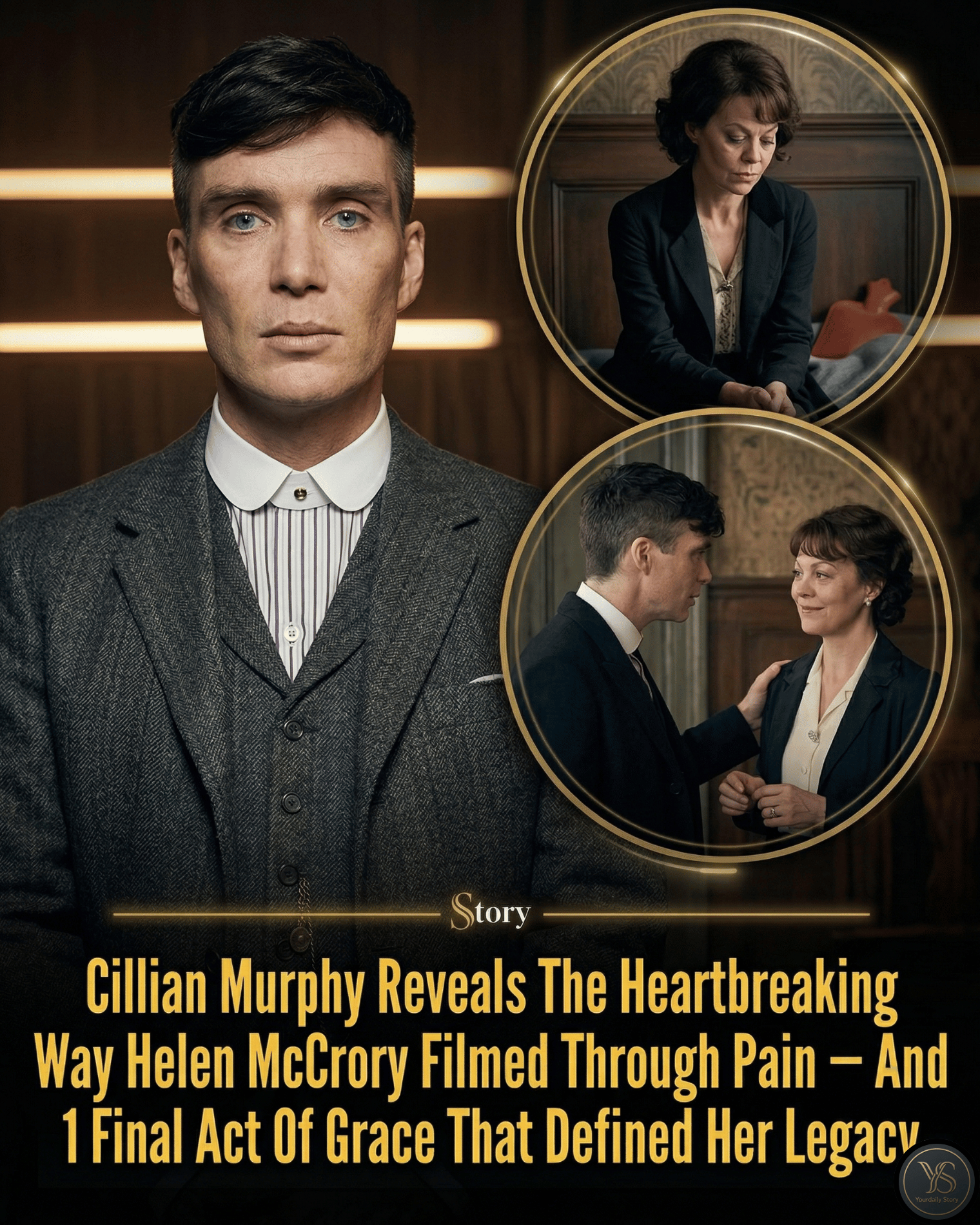 Cillian Murphy Reveals The Heartbreaking Way Helen McCrory Filmed Through Pain — And 1 Final Act Of Grace That Defined Her Legacy.