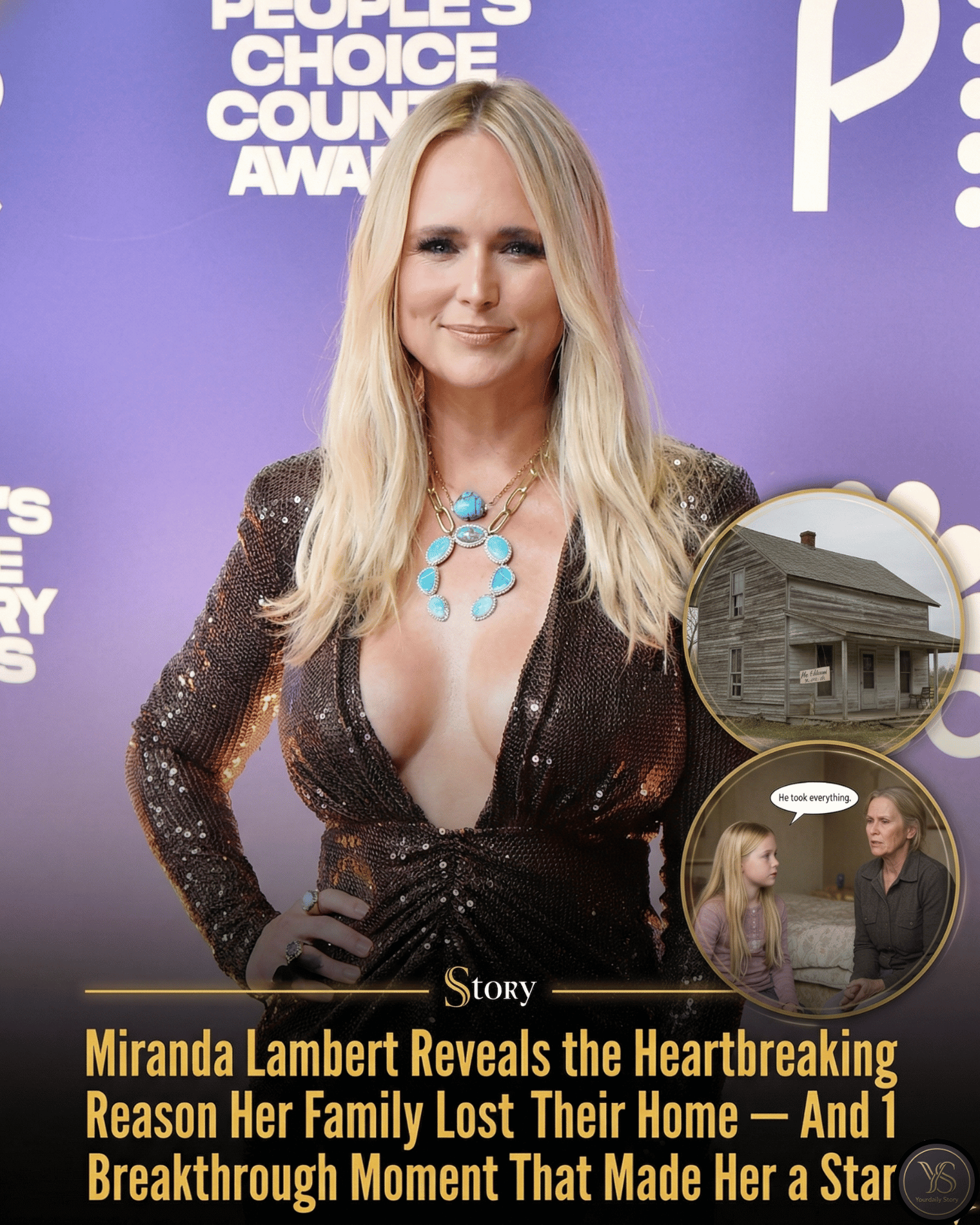 Miranda Lambert Reveals the Heartbreaking Reason Her Family Lost Their Home — And 1 Breakthrough Moment That Made Her a Star.