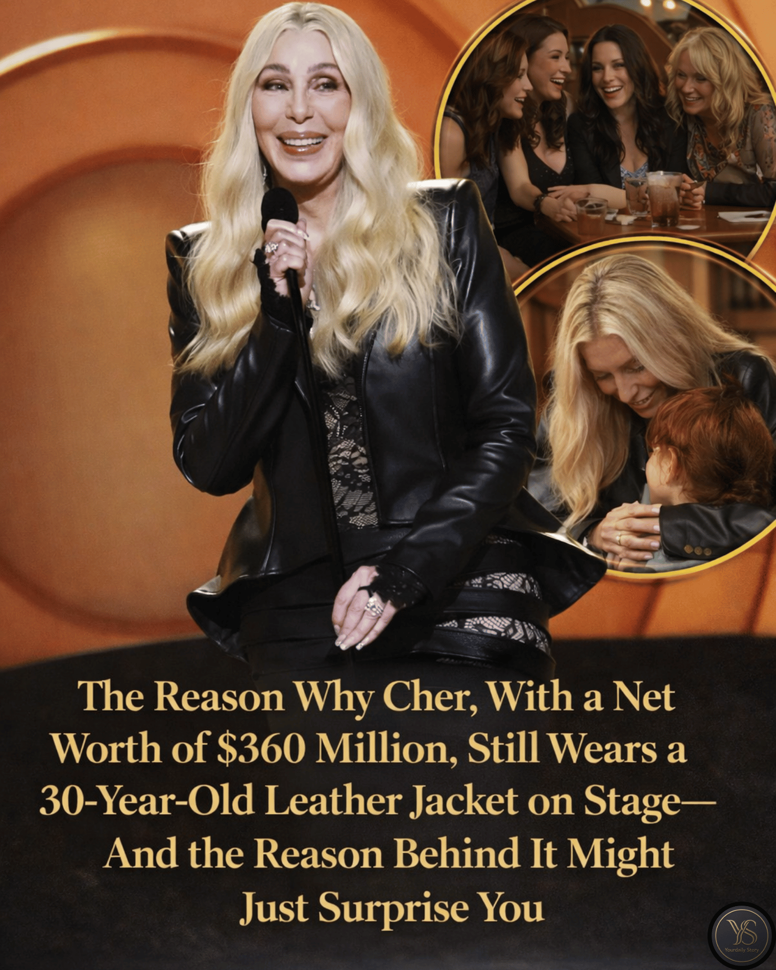 The Reason Why Cher, With a Net Worth of $360 Million, Still Wears a 30-Year-Old Leather Jacket on Stage—And the Reason Behind It Might Just Surprise You