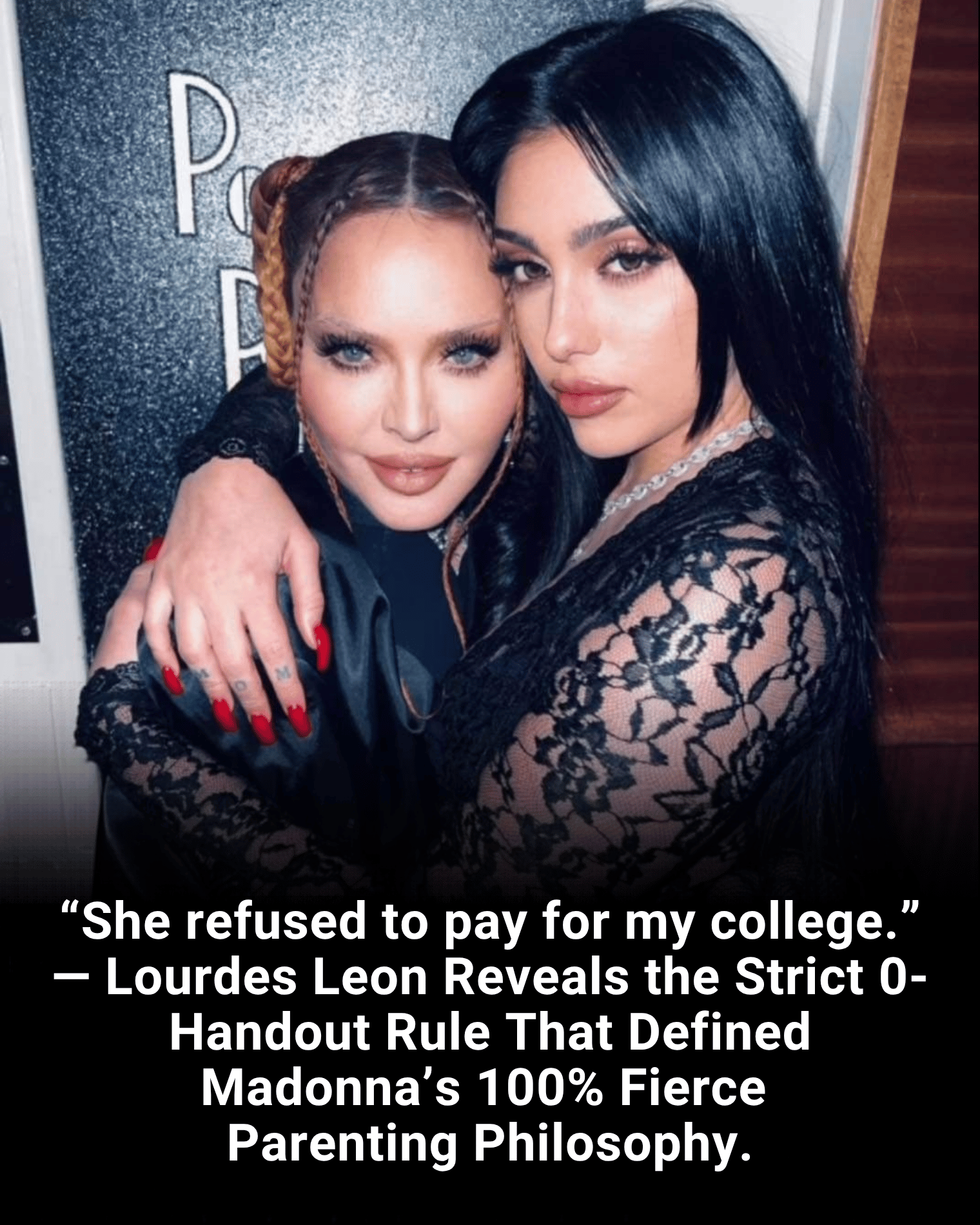 “She refused to pay for my college.” — Lourdes Leon Reveals the Strict 0-Handout Rule That Defined Madonna’s 100% Fierce Parenting Philosophy.