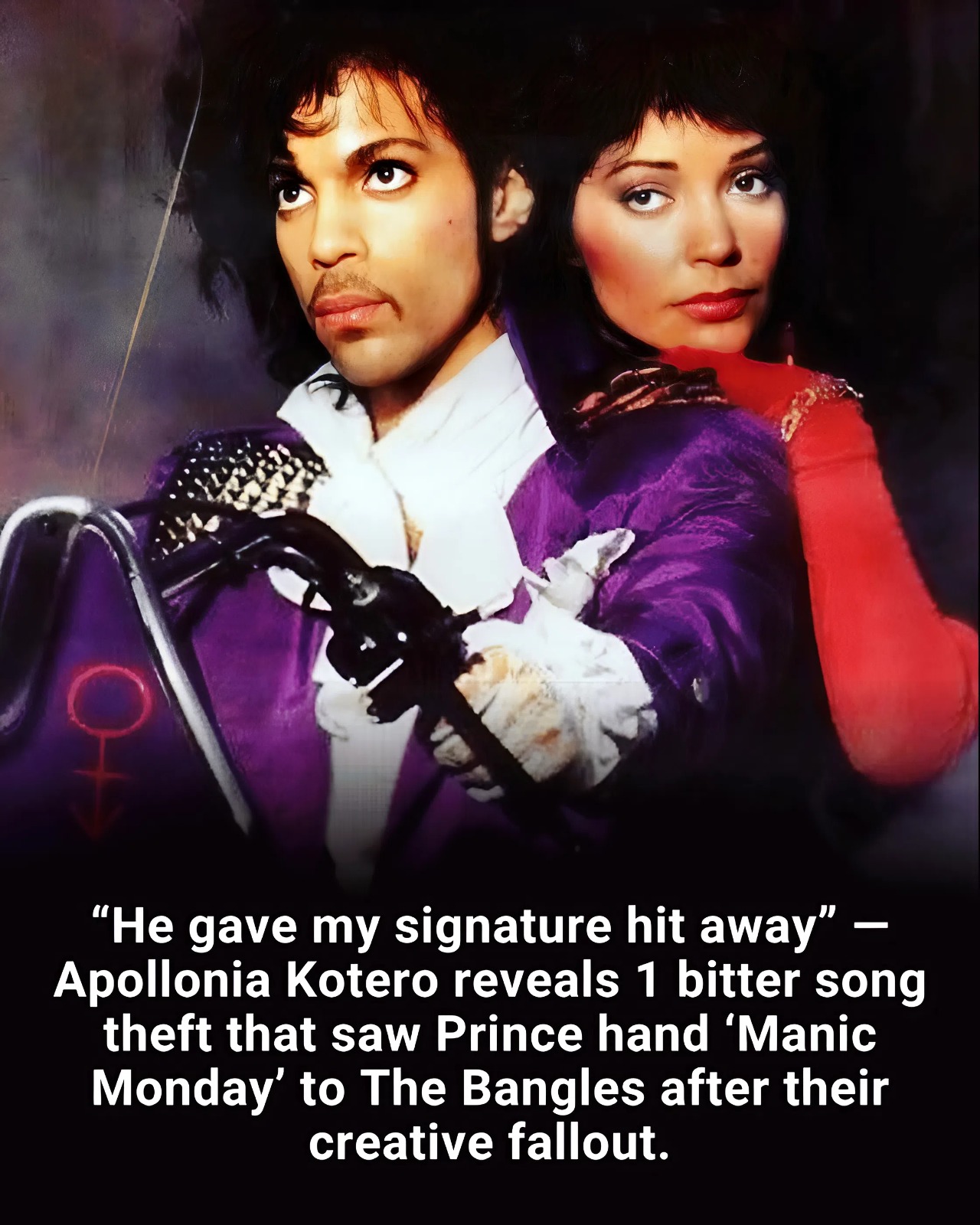 “He gave my signature hit away” — Apollonia Kotero reveals 1 bitter song theft that saw Prince hand ‘Manic Monday’ to The Bangles after their creative fallout.