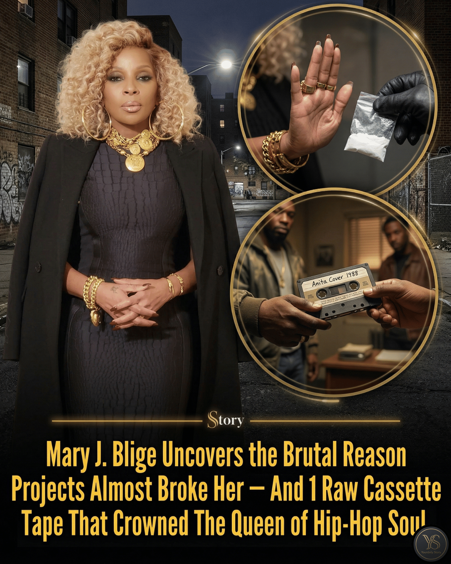 Mary J. Blige Uncovers the Brutal Reason Projects Almost Broke Her — And 1 Raw Cassette Tape That Crowned The Queen of Hip-Hop Soul.