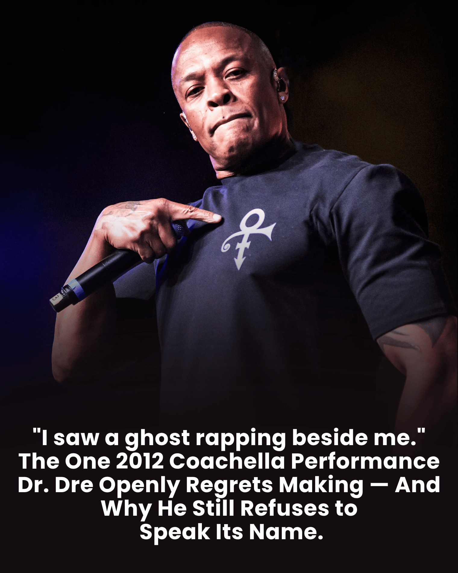 “I saw a ghost rapping beside me.” The One 2012 Coachella Performance Dr. Dre Openly Regrets Making — And Why He Still Refuses to Speak Its Name.