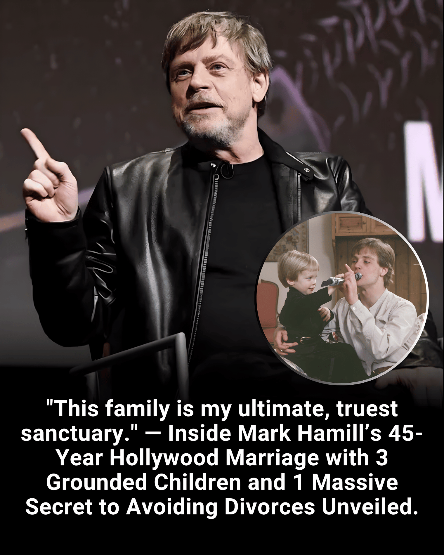 “This family is my ultimate, truest sanctuary.” — Inside Mark Hamill’s 45-Year Hollywood Marriage with 3 Grounded Children and 1 Massive Secret to Avoiding Divorces Unveiled.