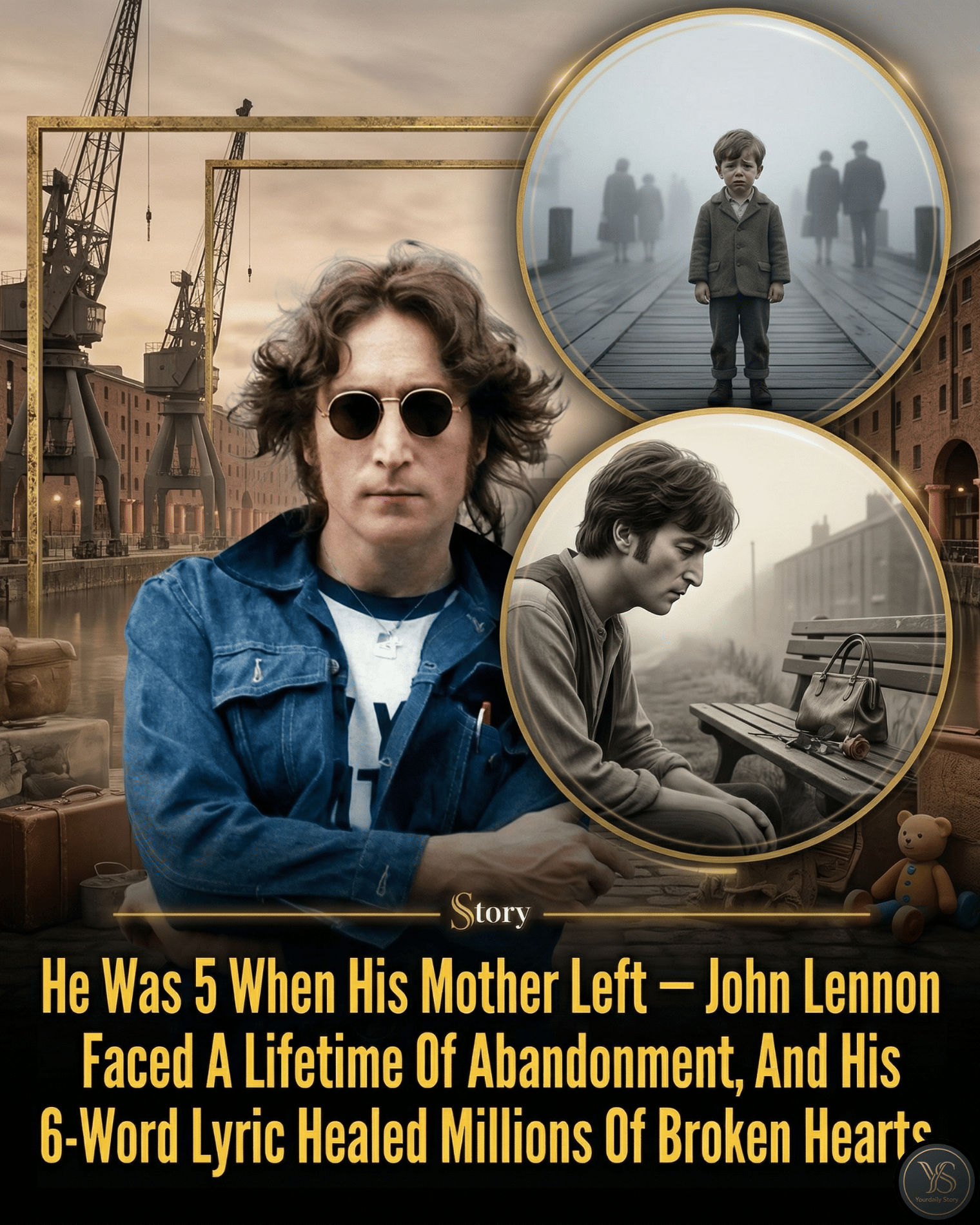He Was 5 When His Mother Left — John Lennon Faced A Lifetime Of Abandonment, And His 6-Word Lyric Healed Millions Of Broken Hearts.