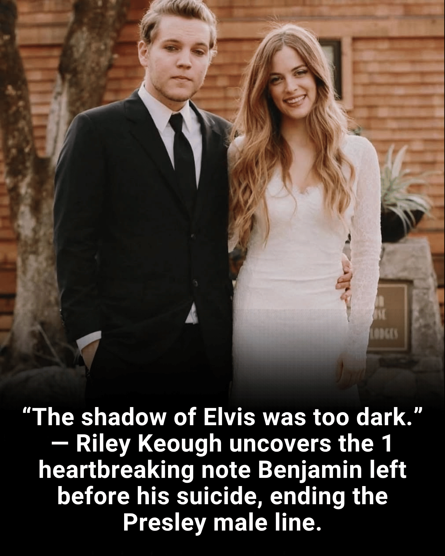 “The shadow of Elvis was too dark.” — Riley Keough uncovers the 1 heartbreaking note Benjamin left before his suicide, ending the Presley male line.