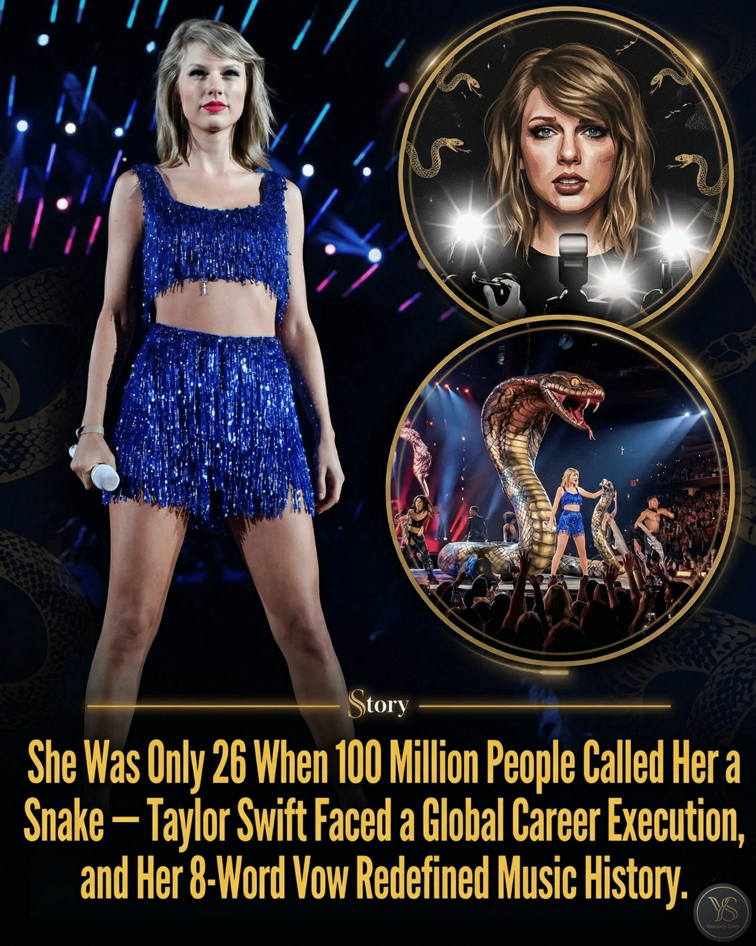She Was Only 26 When 100 Million People Called Her a Snake — Taylor Swift Faced a Global Career Execution, and Her 8-Word Vow Redefined Music History.