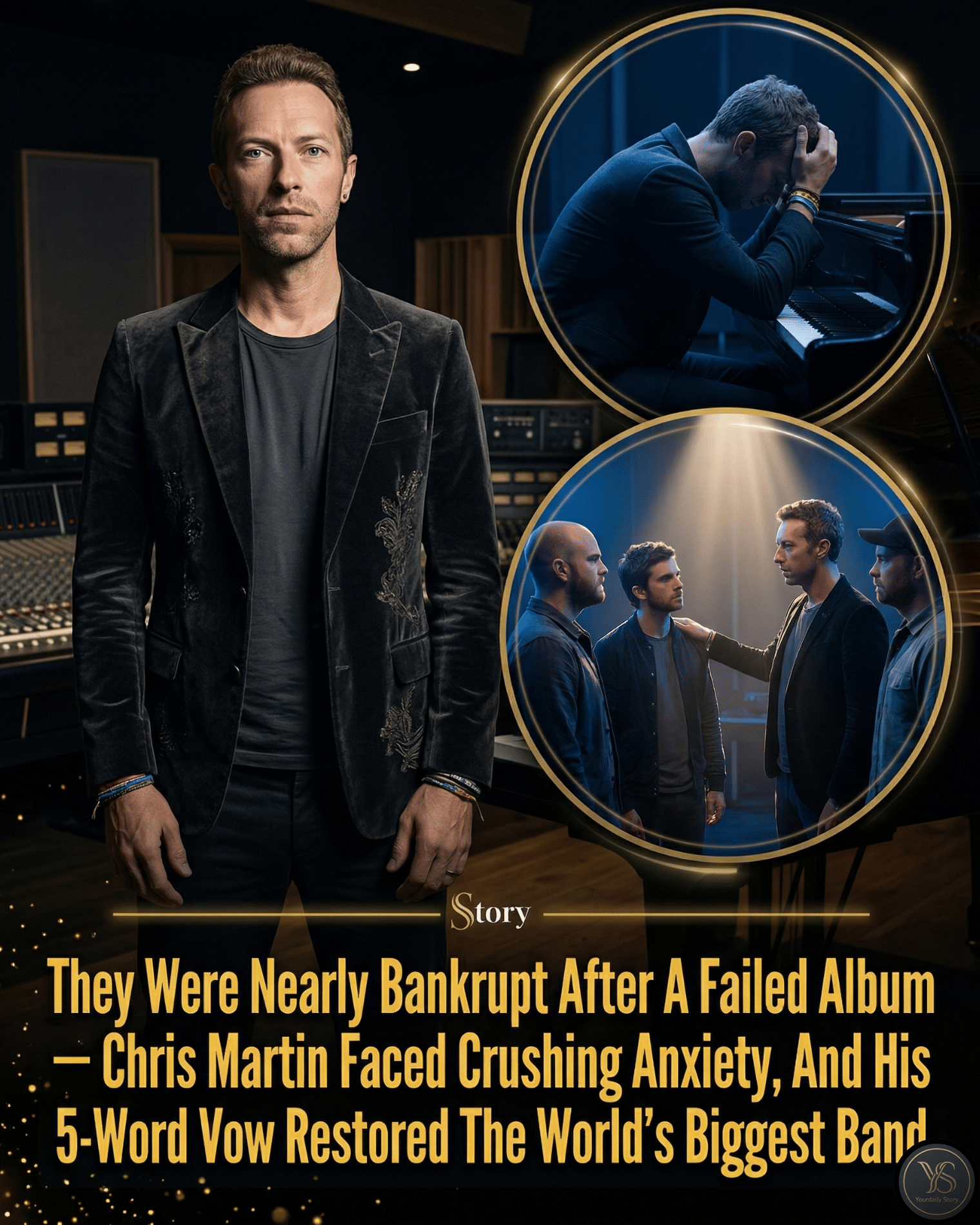 They Were Nearly Bankrupt After A Failed Album — Chris Martin Faced Crushing Anxiety, And His 5-Word Vow Restored The World’s Biggest Band